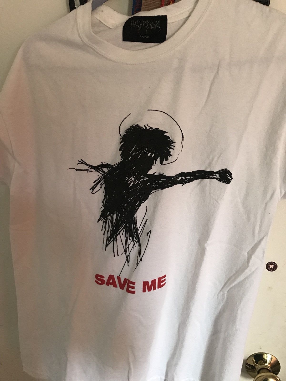 Revenge Save Me xxxtentacion x revenge tee Size US L / EU 52-54 / 3 - 1 Thumbnail