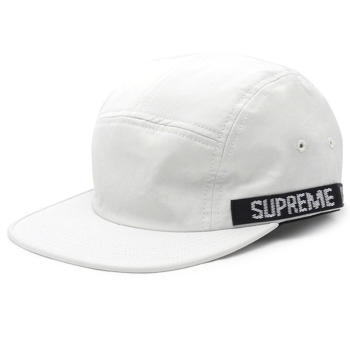 Supreme Supreme Logo Tape Strap Camp Cap | Grailed