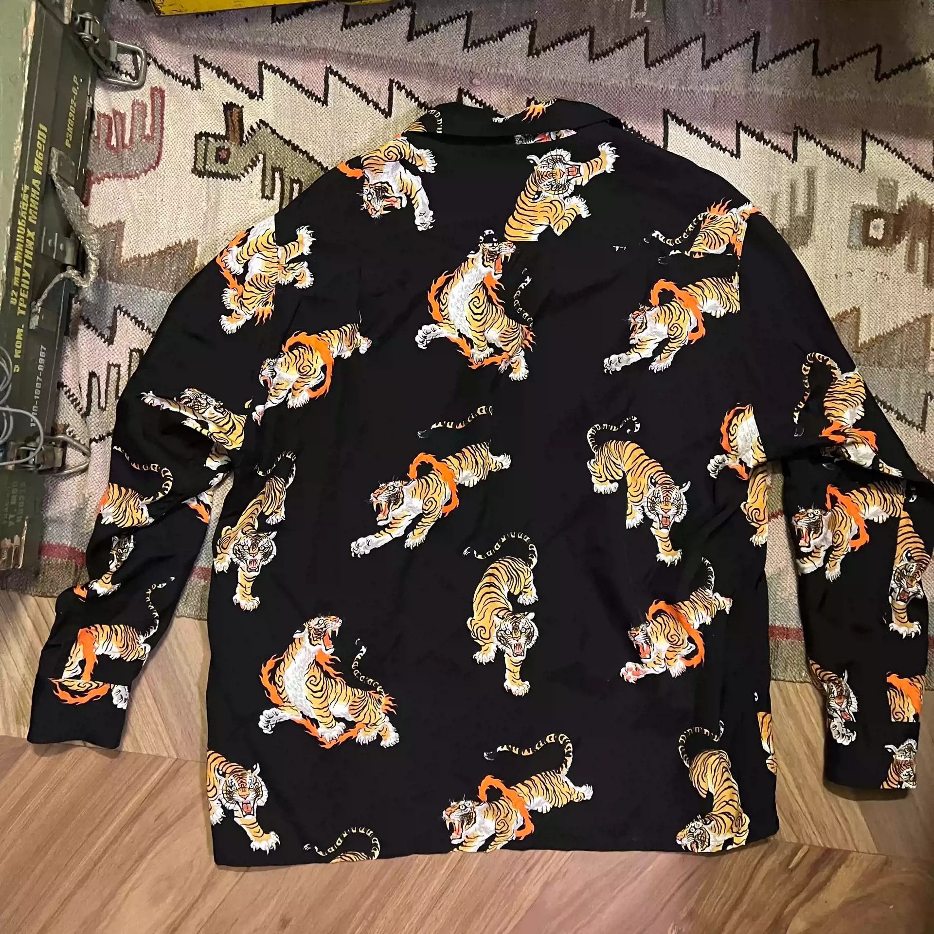 Wacko Maria22Aw Tiger Hawaiian Shirt