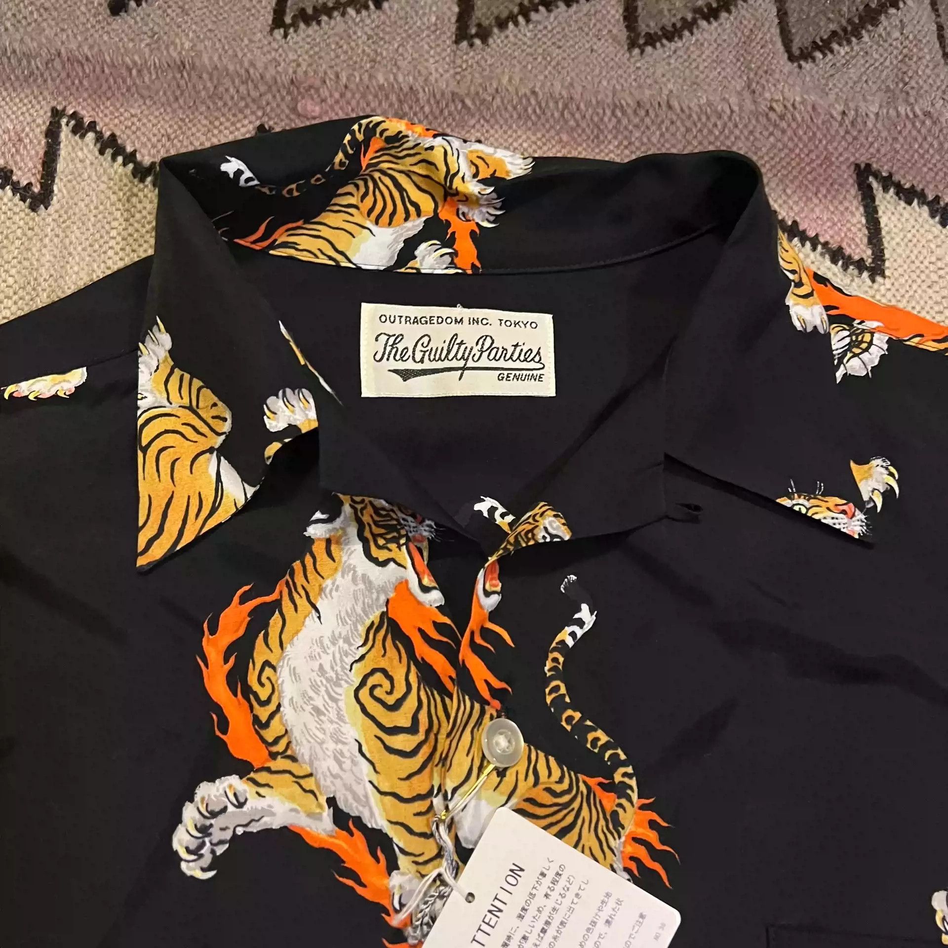 Wacko Maria22Aw Tiger Hawaiian Shirt
