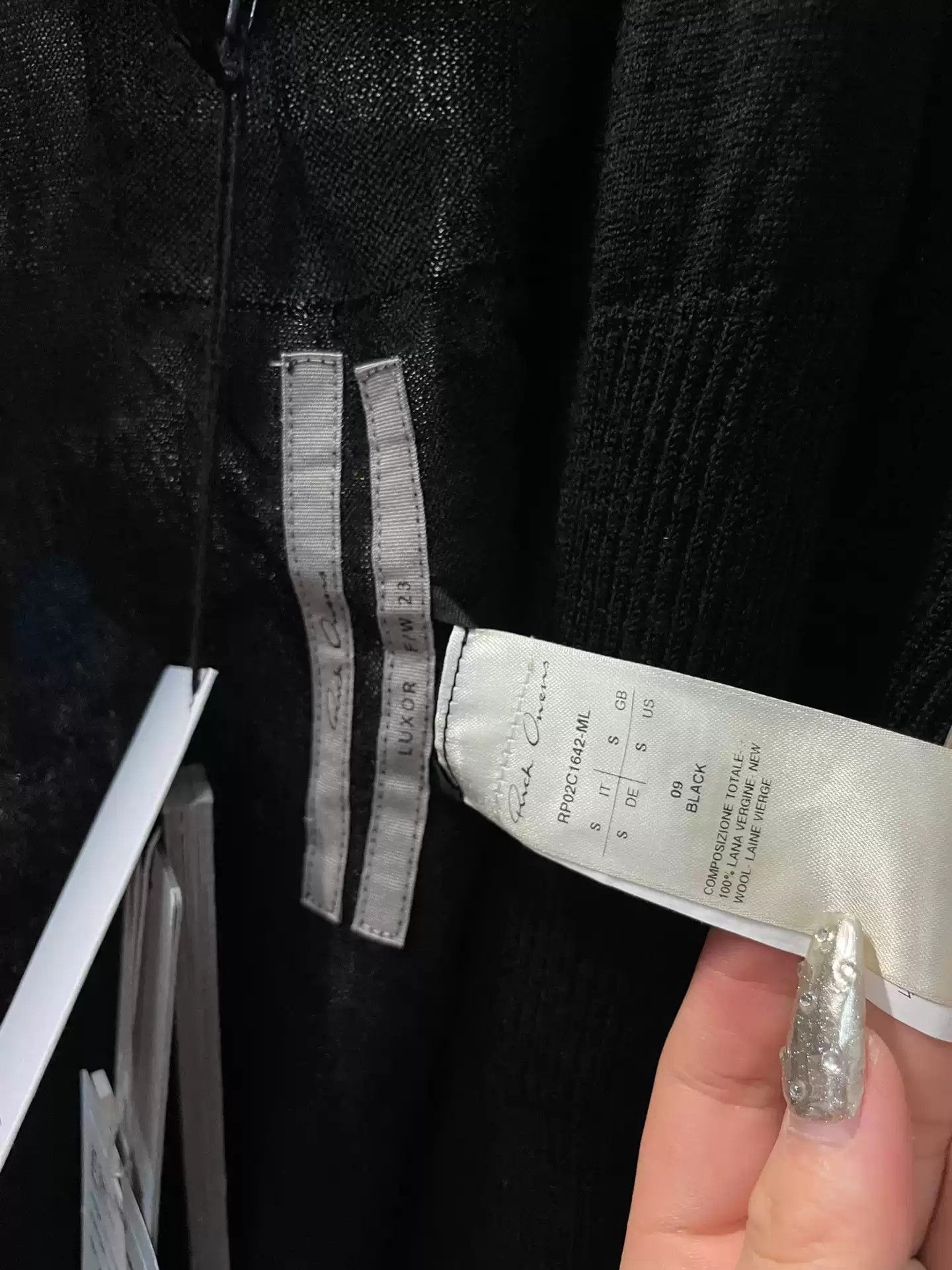 Rick Owens RickOwens 23FW black wool cardigan Size US S / EU 44-46 / 1 - 4 Thumbnail