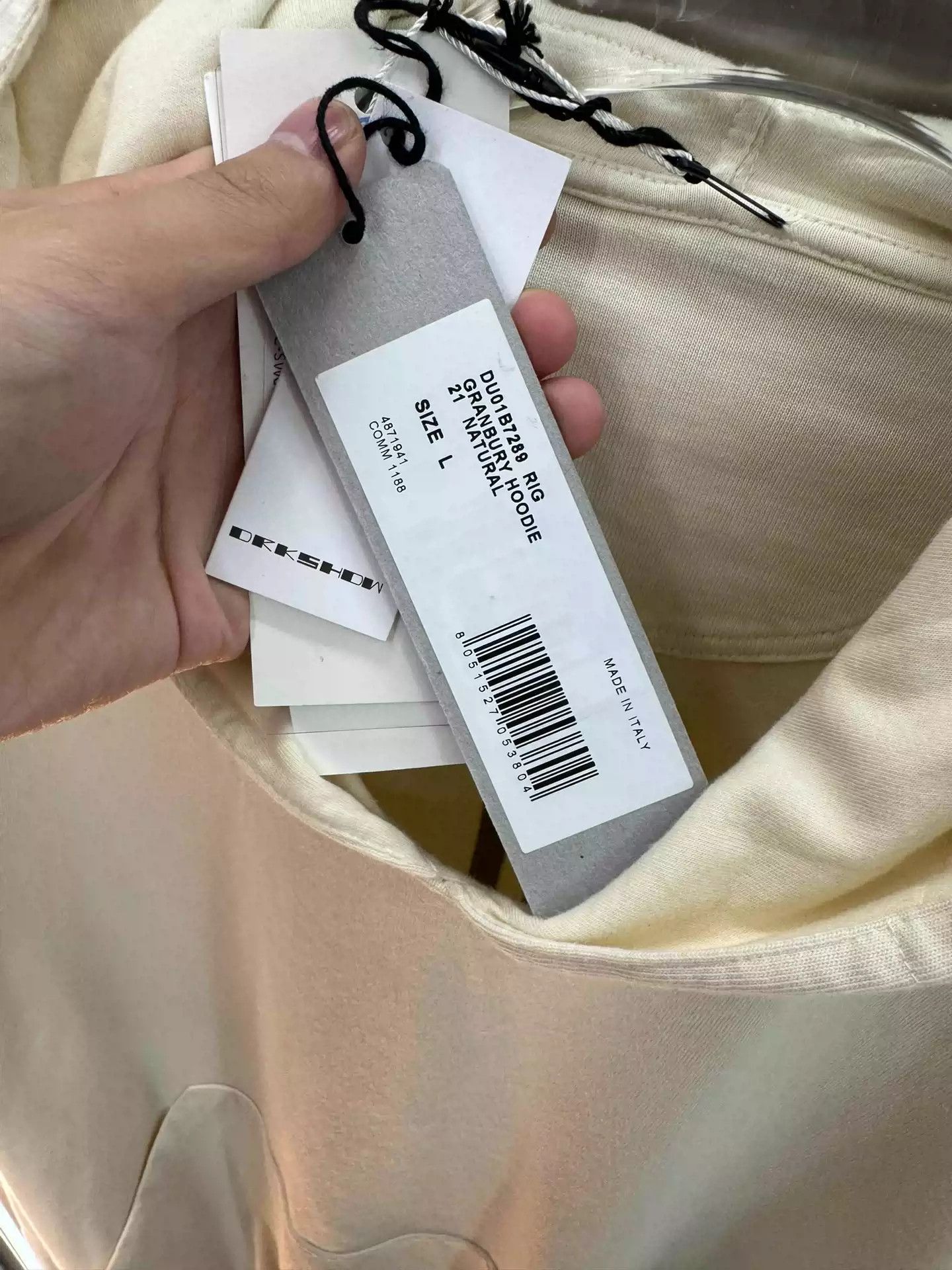 Rick Owens rick owenshoodie Size US L / EU 52-54 / 3 - 4 Thumbnail