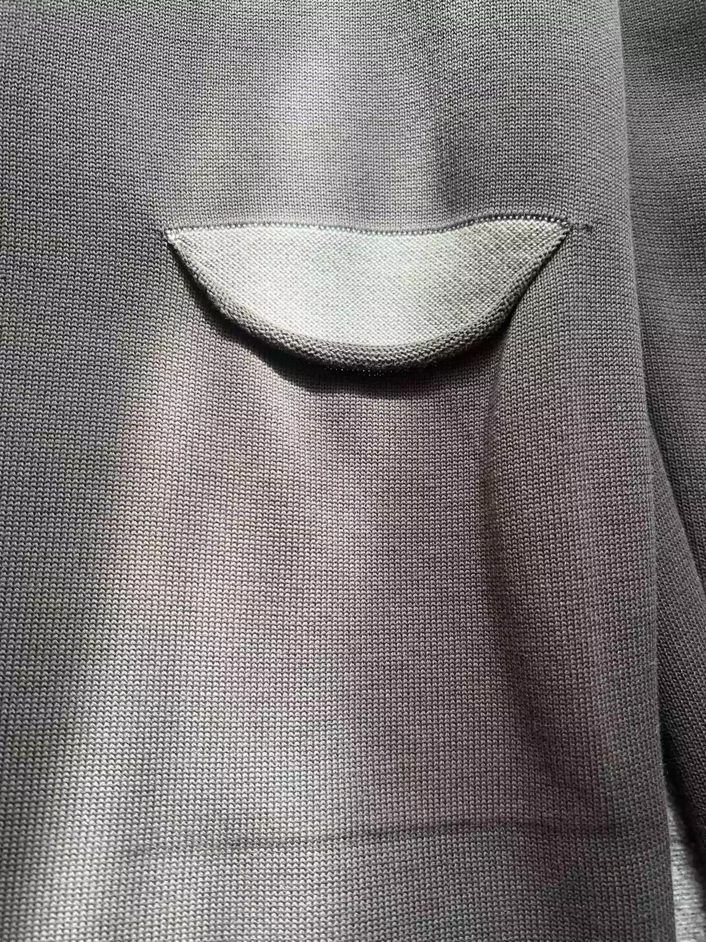 Rick Owens Rick Owens idle cashmere with green and gray knitted cardigan inside. Size US M / EU 48-50 / 2 - 2 Thumbnail