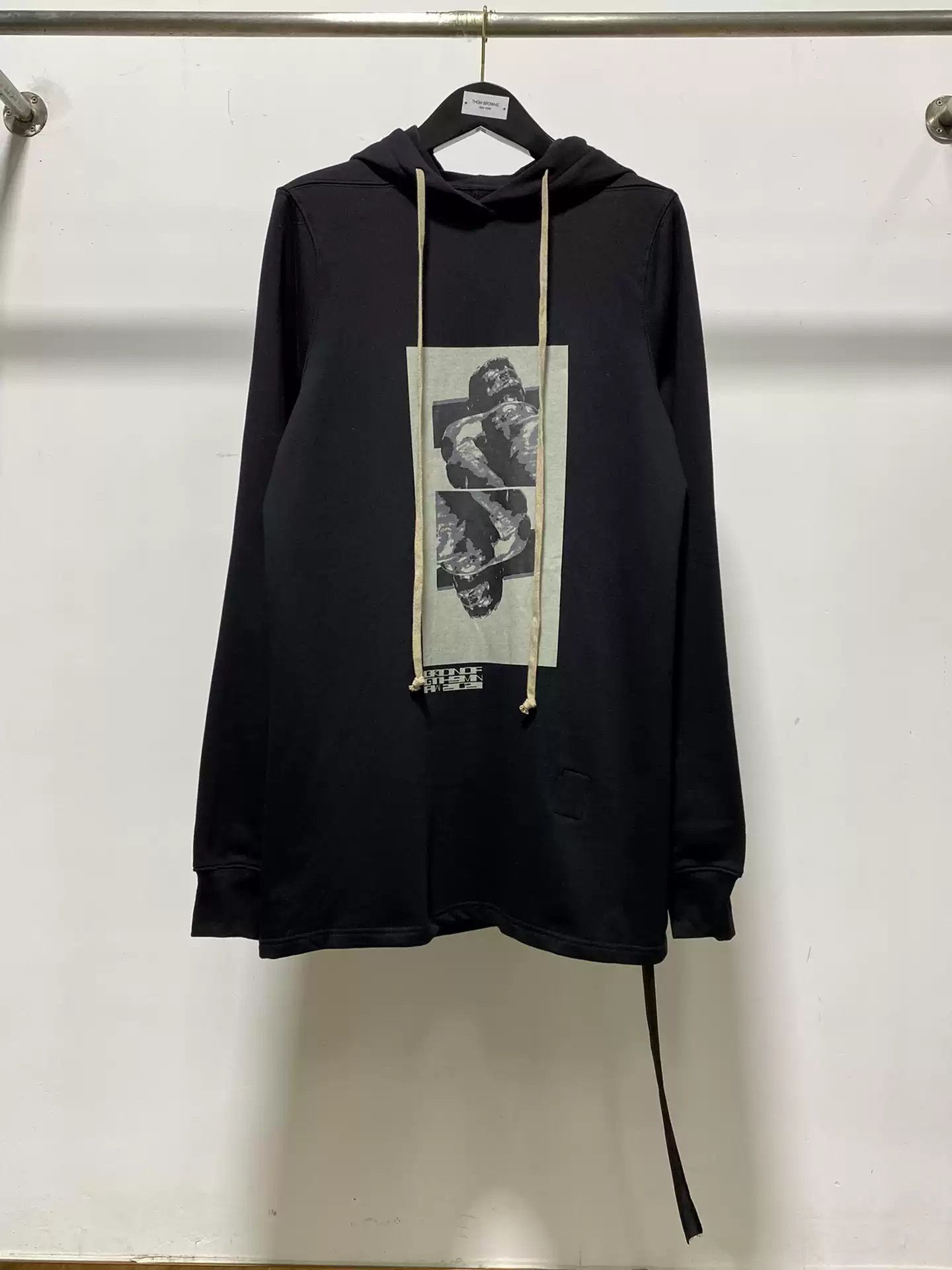 Rick Owens Rickowens Subline DRK Ribbon Printed Hoodie Hoodie Sweater Size US M / EU 48-50 / 2 - 4 Thumbnail