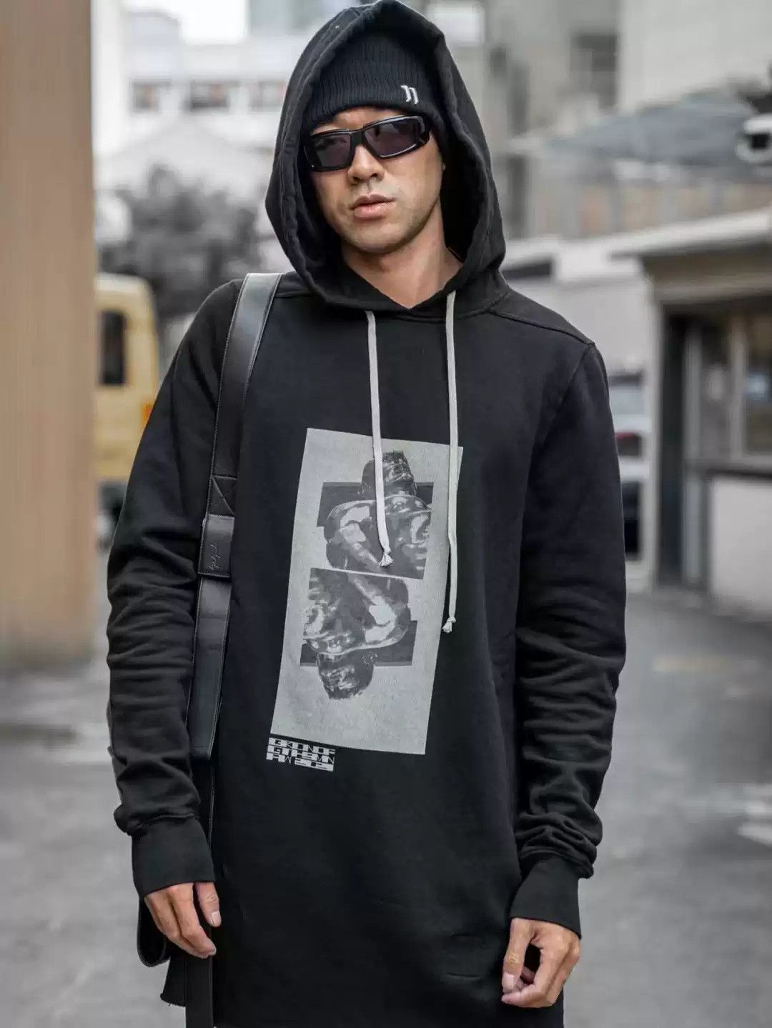 Rick Owens Rickowens Subline DRK Ribbon Printed Hoodie