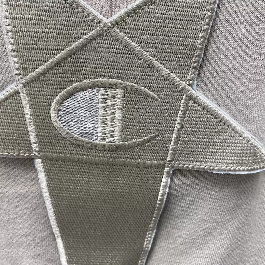 Rick owens X Champio joint pocket hoodie sweater