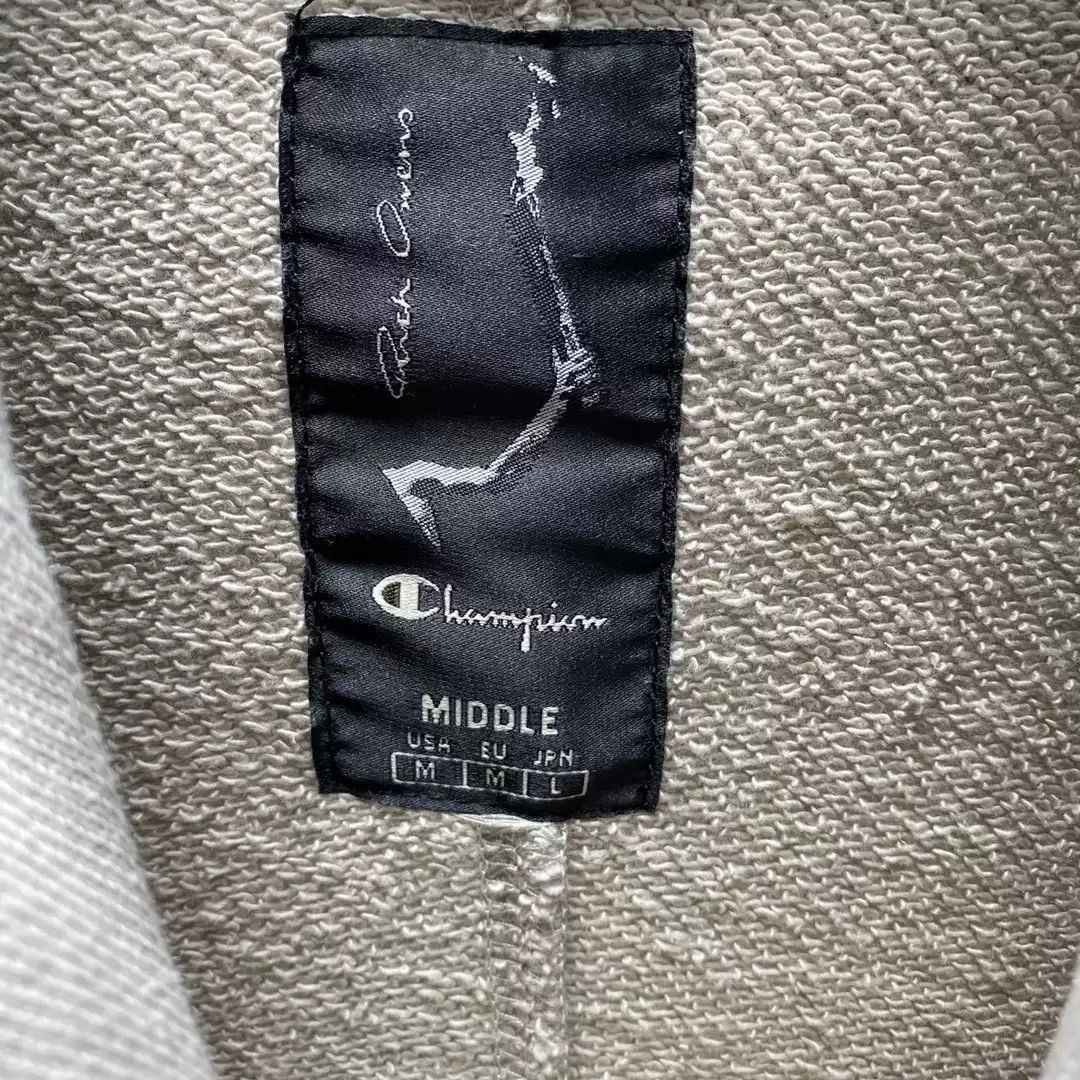 Rick owens X Champio joint pocket hoodie sweater