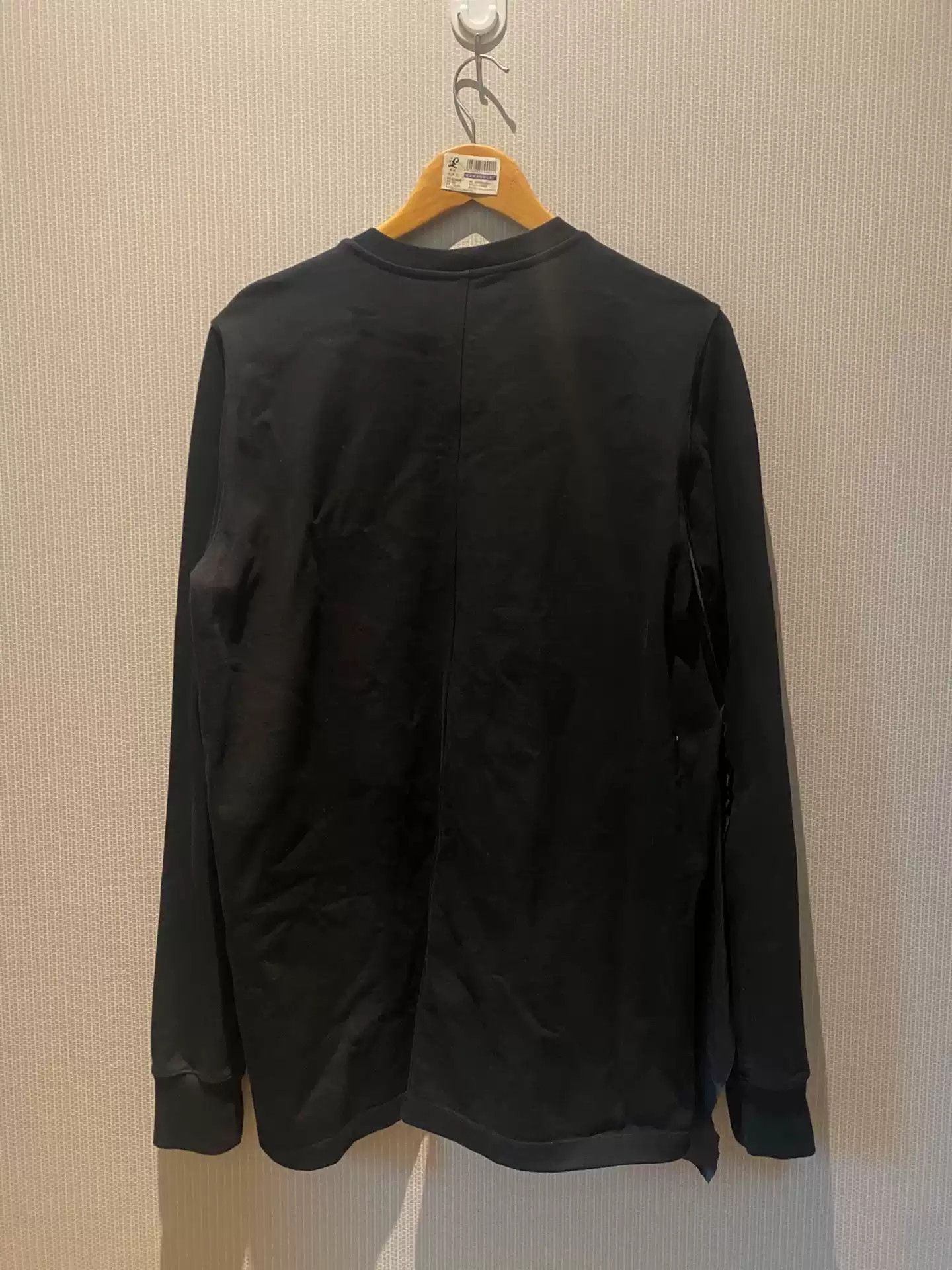 Rick Owens Rick Owens 18FW black patch stitching sweater Size US L / EU 52-54 / 3 - 4 Thumbnail