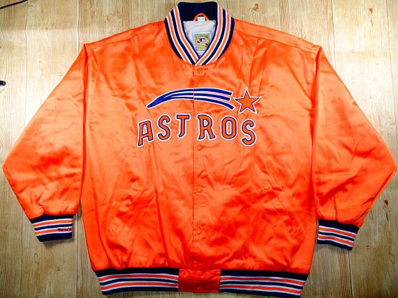 Vintage Houston ASTROS Rare Jacket Sweater By Mitchell & Nebb