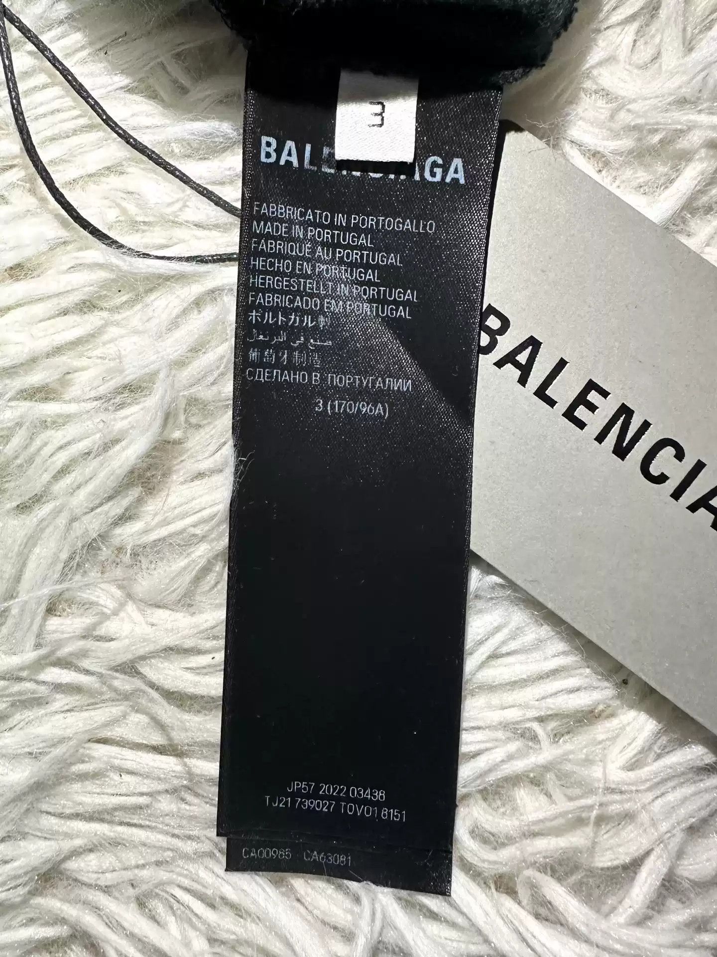 Balenciaga Balenciaga 23FW Erosion Website Embroidery Washed Damaged Long Sleeves Size US L / EU 52-54 / 3 - 7 Thumbnail