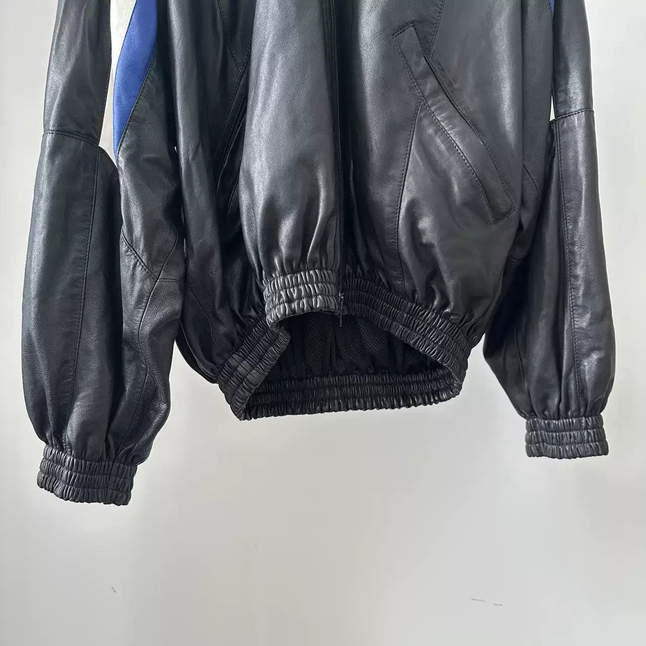 Balenciaga Balenciaga SS23 3B SPORTS ICON Embroidered Logo Block Color Hooded Leather jacket Size US M / EU 48-50 / 2 - 5 Thumbnail