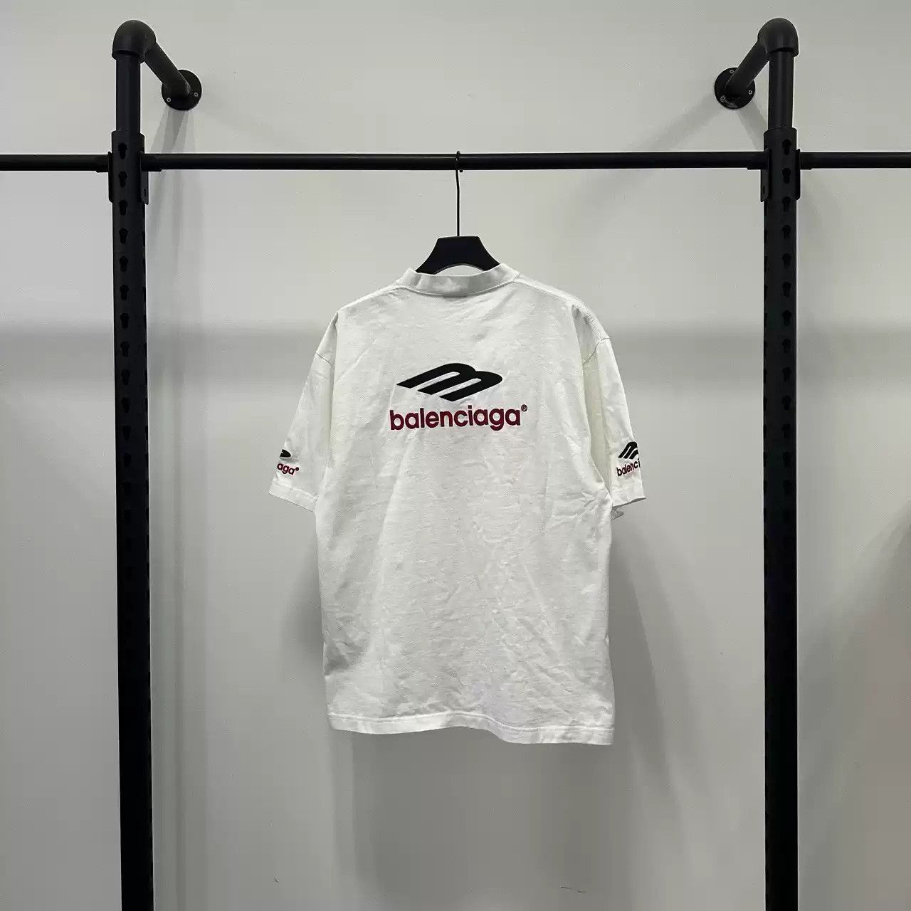 Balenciaga Balenciaga FW23 3B SPORTS ICON embroidered logo short sleeved T-shirt Size US S / EU 44-46 / 1 - 2 Thumbnail