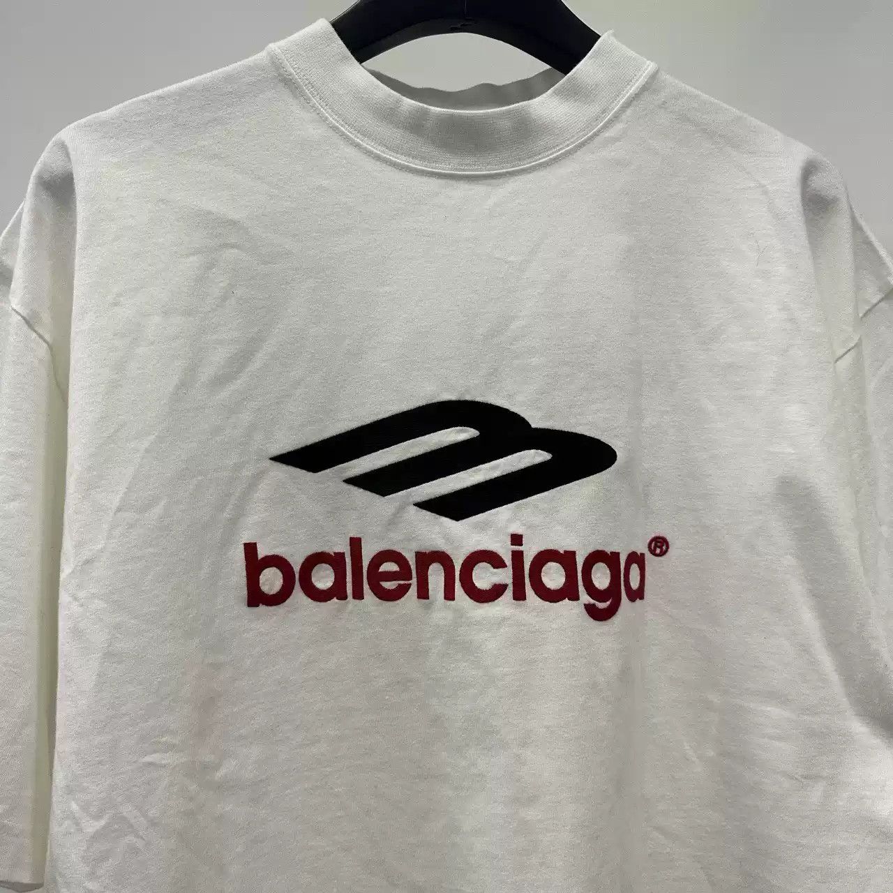 Balenciaga Balenciaga FW23 3B SPORTS ICON embroidered logo short sleeved T-shirt Size US S / EU 44-46 / 1 - 3 Thumbnail