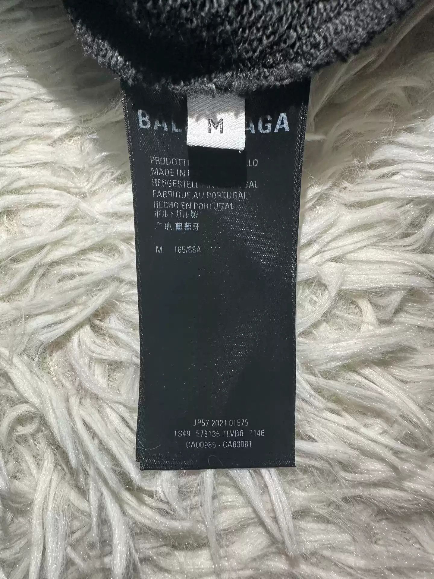 Balenciaga Balenciaga 22SS washed and distressed embroidered logo hoodie Size US M / EU 48-50 / 2 - 8 Thumbnail