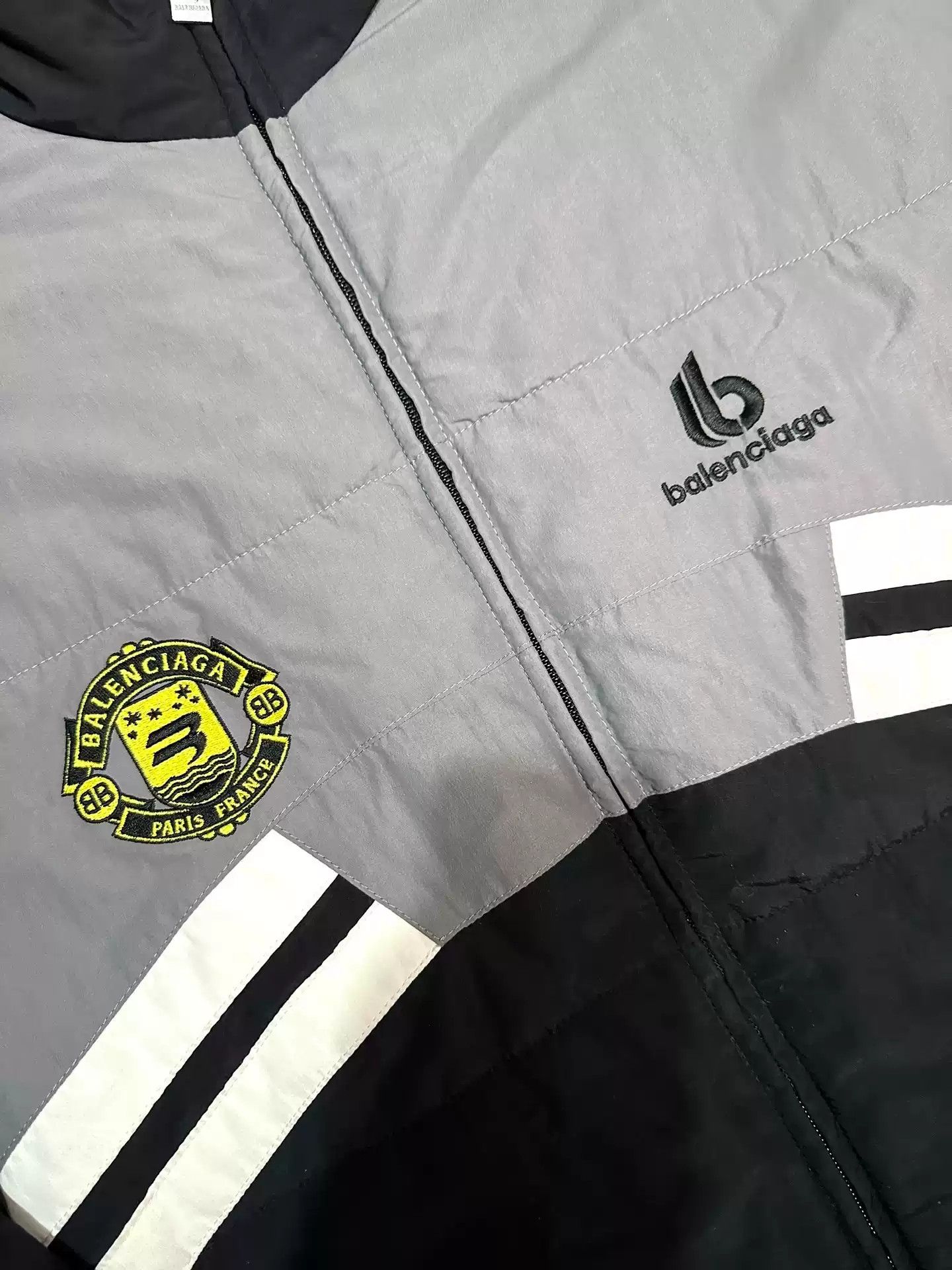 Balenciaga Balenciaga 22AW Football SportyB logo cotton jacket Size US M / EU 48-50 / 2 - 4 Thumbnail
