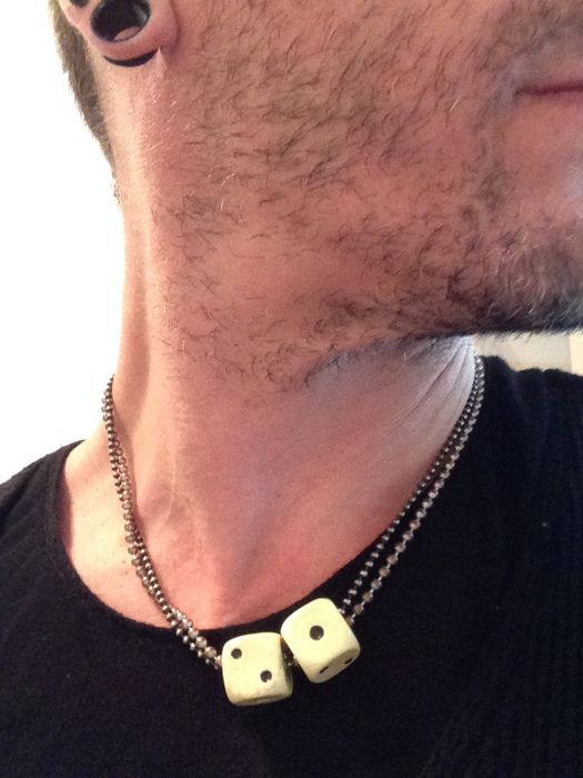 Maison Margiela dice necklace | Grailed