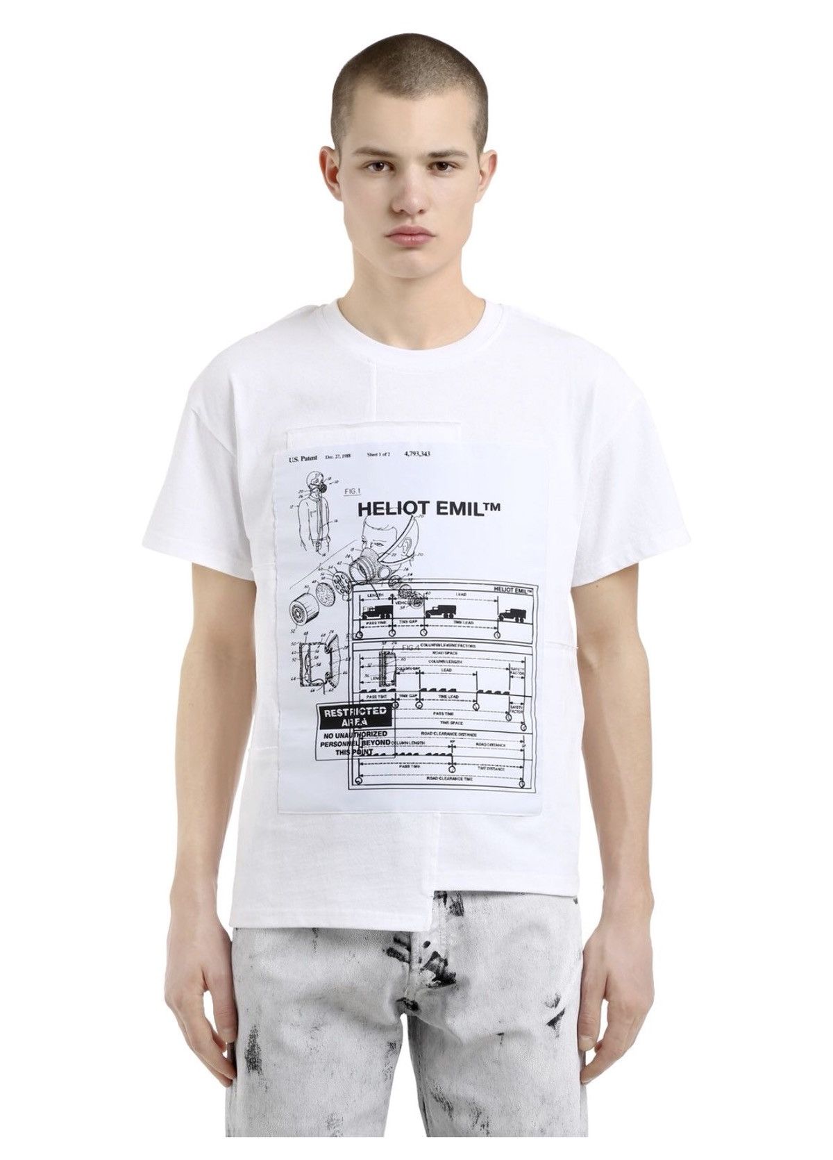 HELIOT EMIL DECONSTRUCTED T-SHIRT