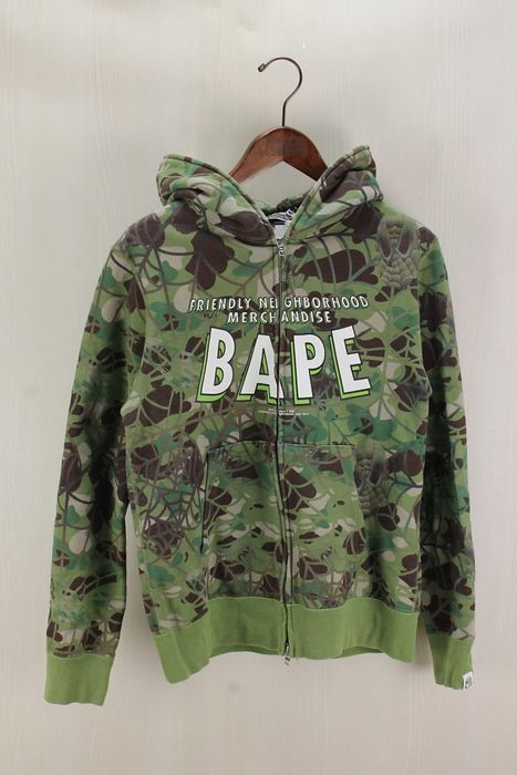 Bape BAPE x MARVEL COMICS 2011 Spiderman Hoodie | Grailed