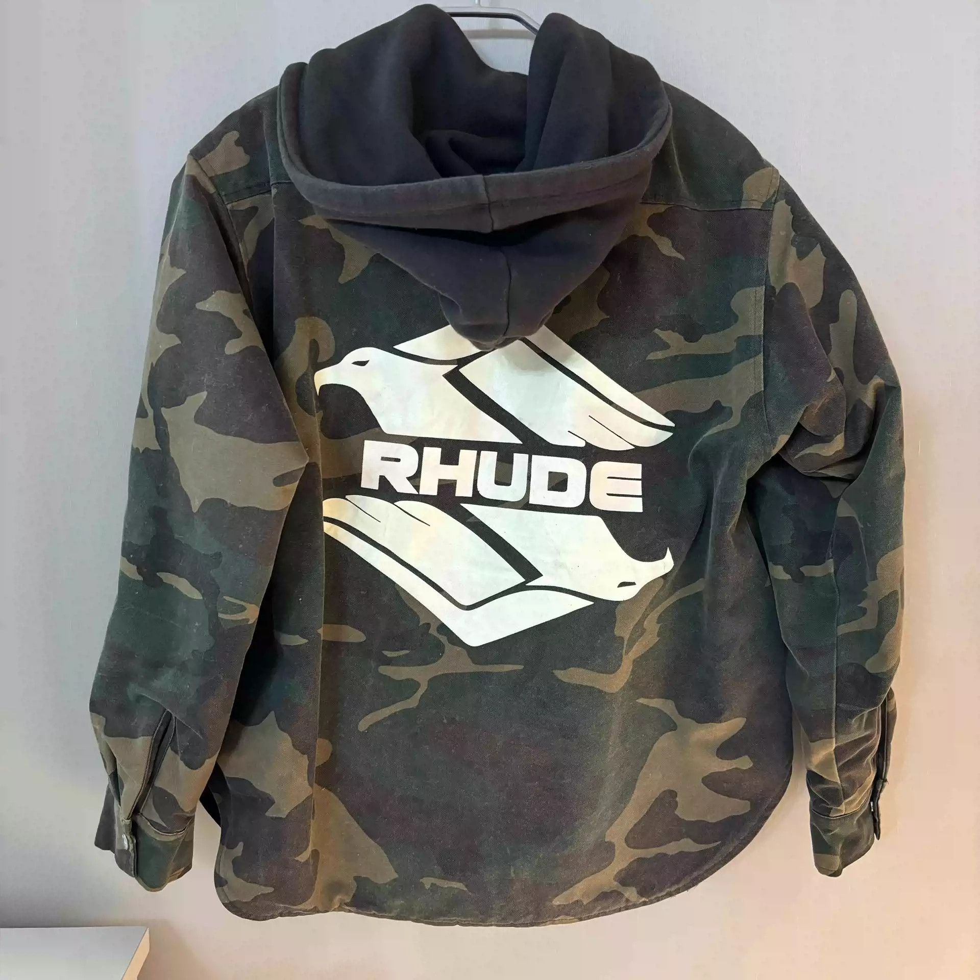 Rhude RHUDE camouflage hooded jacket Size US M / EU 48-50 / 2 - 2 Thumbnail