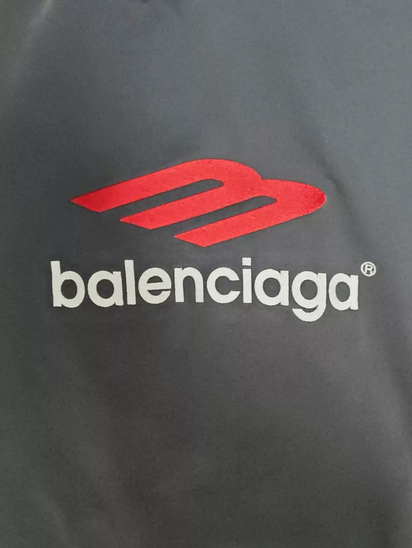 Balenciaga Balenciaga23FW 3Bsports Black and Red Hoodie Size US S / EU 44-46 / 1 - 4 Thumbnail