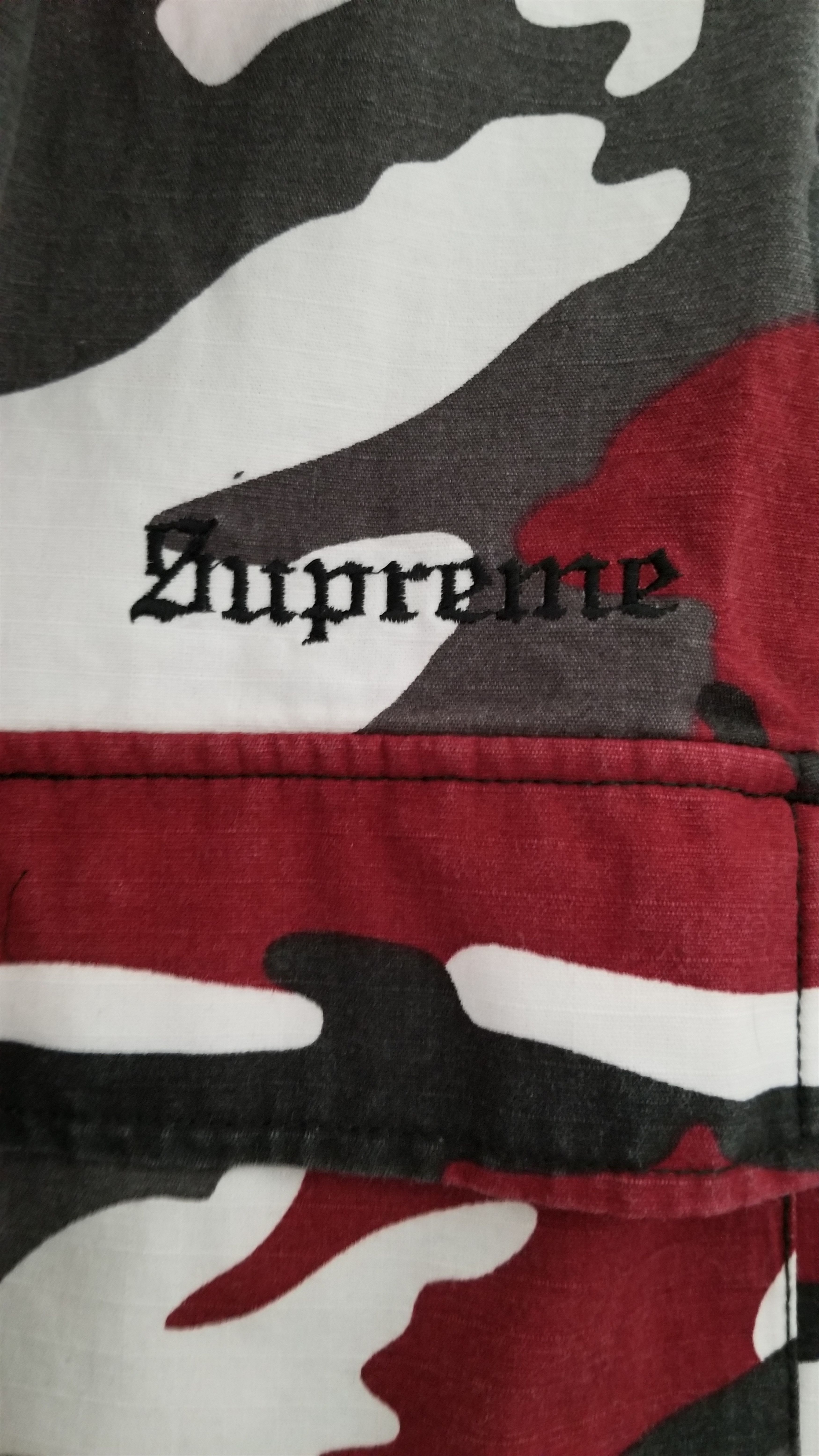 Supreme SUPREME HELLRAISER BDU SHIRT RED CAMO Size US L / EU 52-54 / 3 - 9 Thumbnail