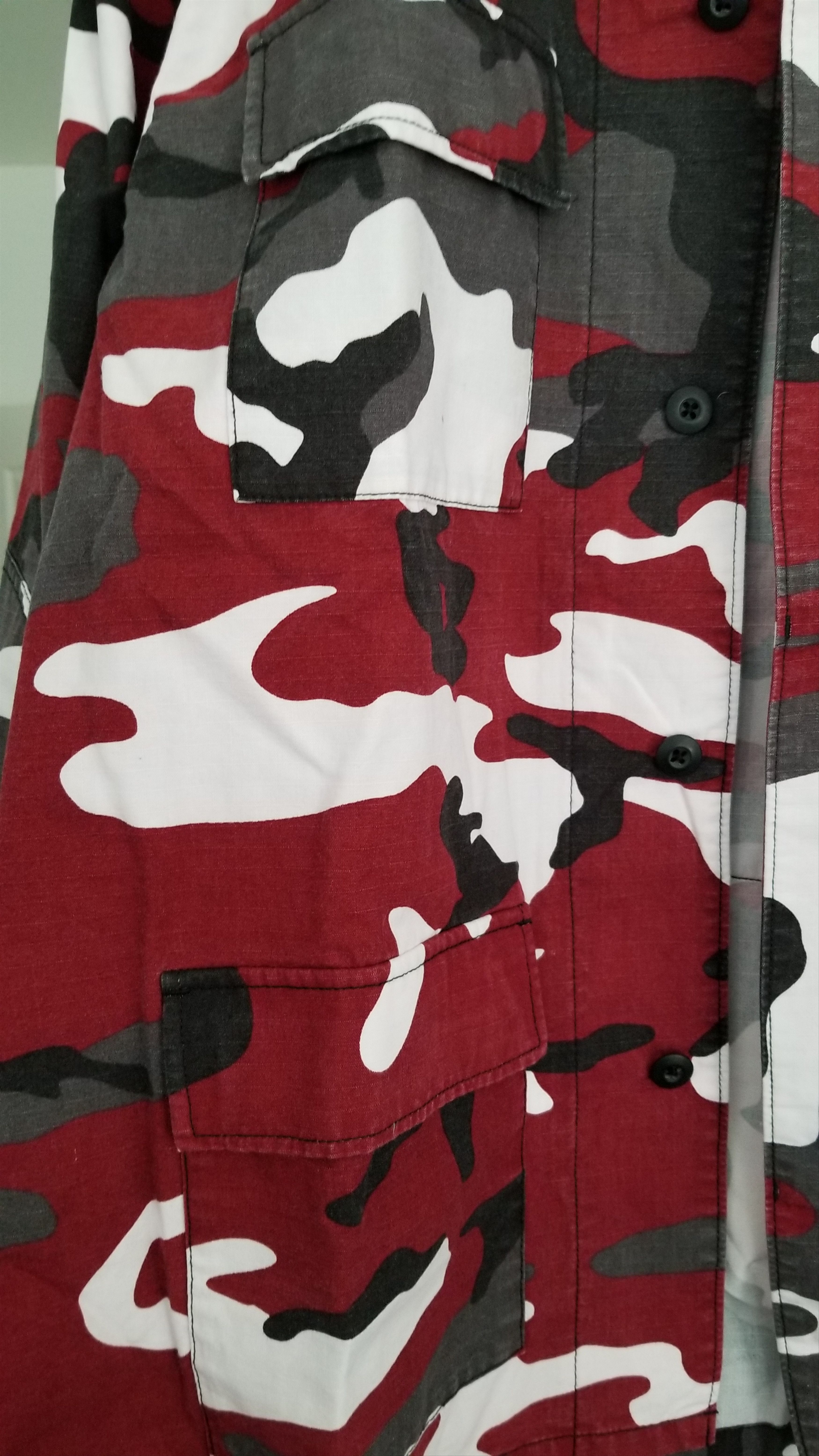 Supreme SUPREME HELLRAISER BDU SHIRT RED CAMO Size US L / EU 52-54 / 3 - 5 Thumbnail