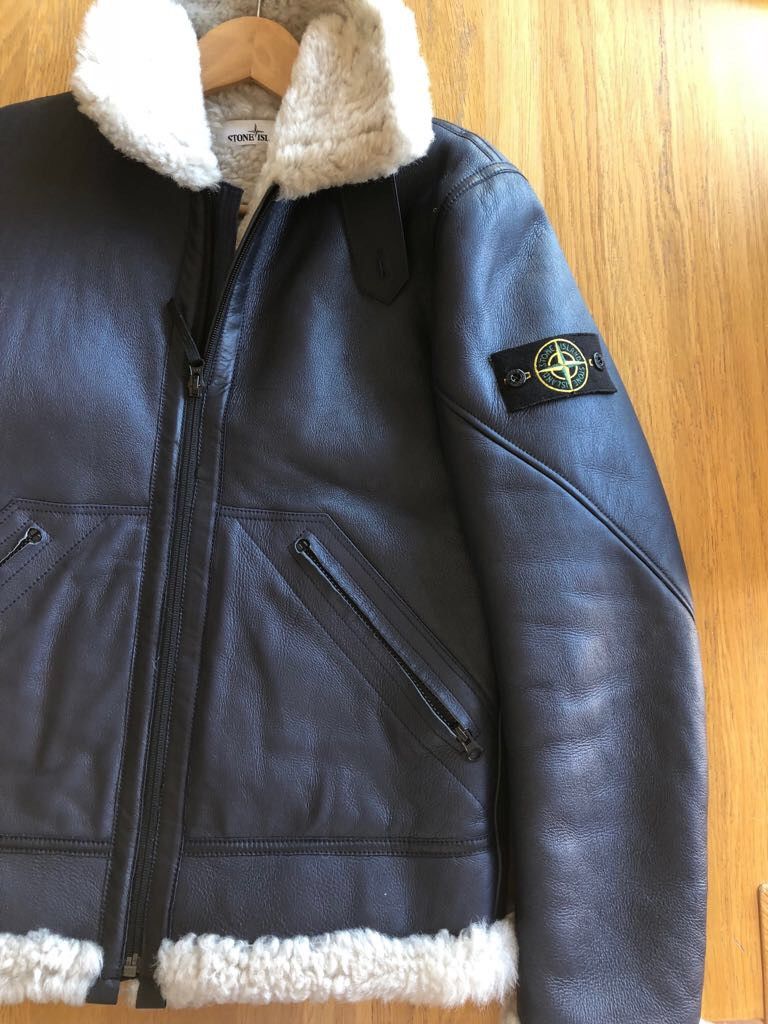 Stone island hand painted sheepskin clearance