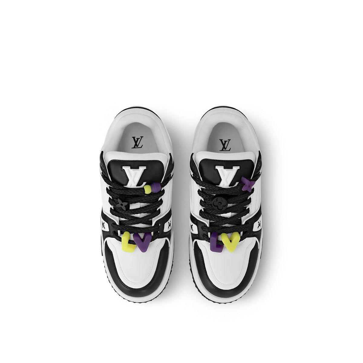 Louis Vuitton LV Trainer Maxi Sneaker in white/black Size US 13 / EU 46 - 3 Thumbnail