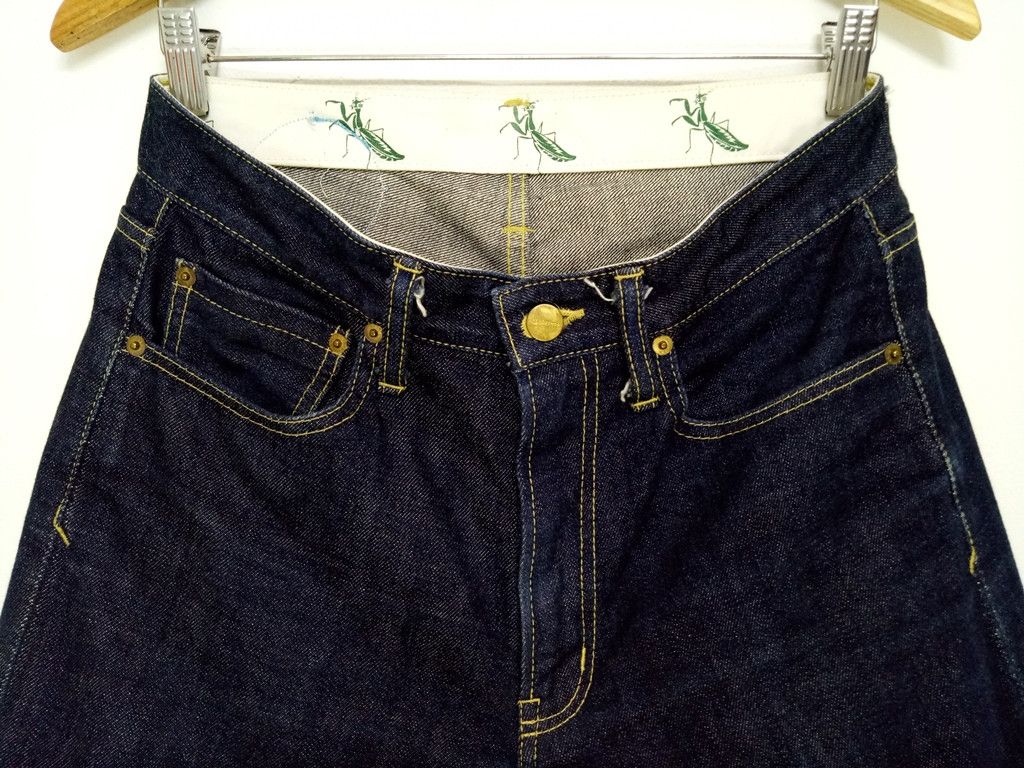 PHENOMENON 🔥Phenomenon Selvedge Denim Crop Pants Rare Design Punk Rock Size US 31 - 4 Thumbnail