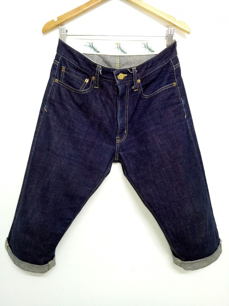 PHENOMENON 🔥Phenomenon Selvedge Denim Crop Pants Rare Design Punk Rock Size US 31 - 3 Thumbnail