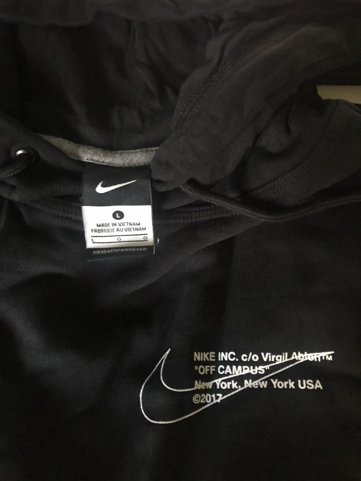 Nike INSERT IDEAS HERE “OFF CAMPUS” HOODIE | Grailed