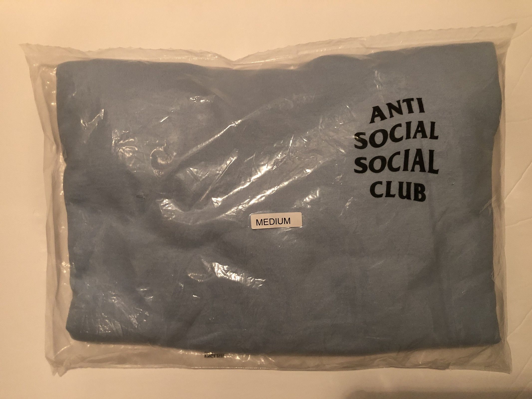 Anti Social Social Club ASSC Baby Blue Hoodie Size US M / EU 48-50 / 2 - 1 Preview