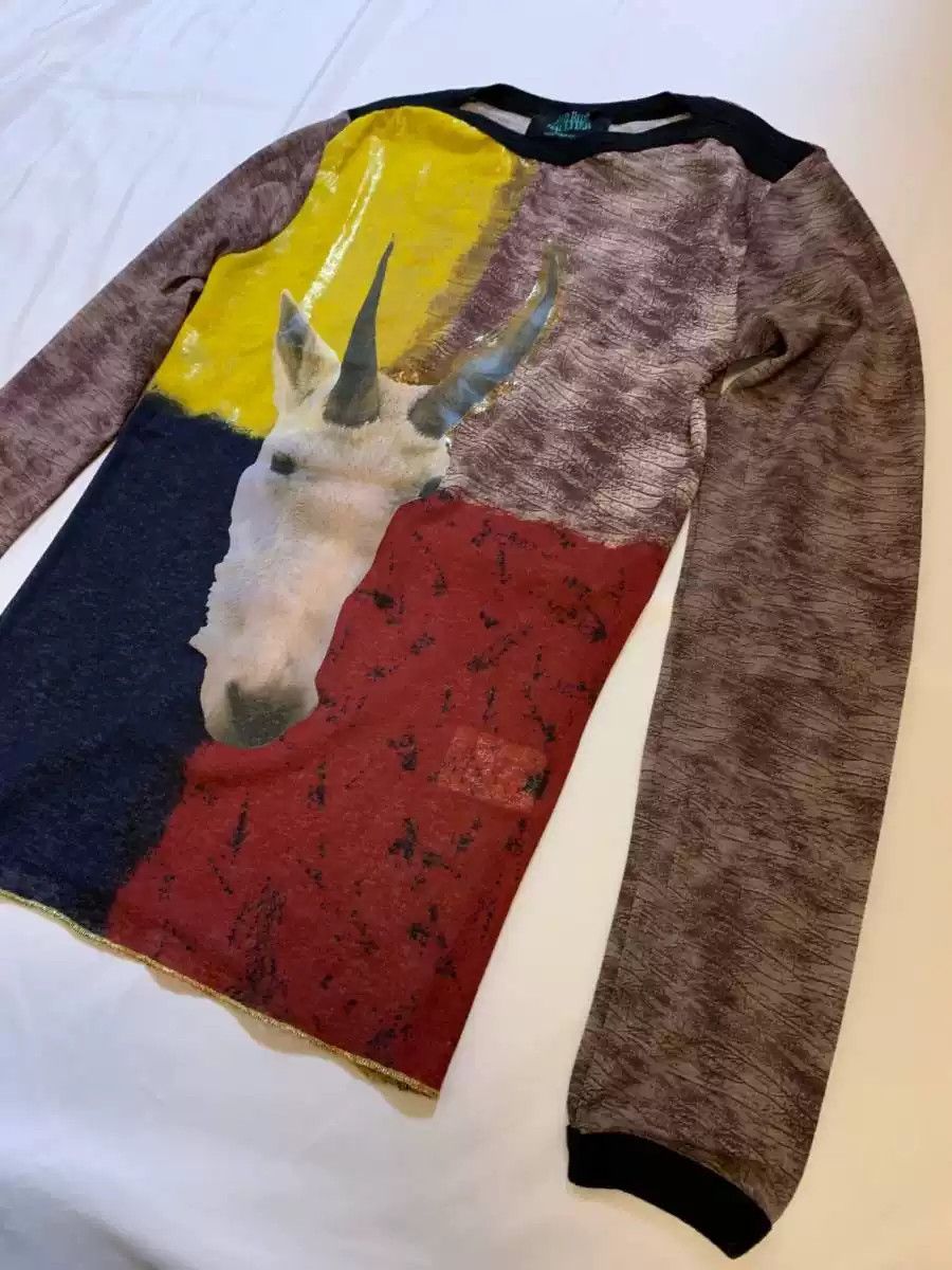 Jean Paul Gaultier Jean Paul Gaultie Goat Long Sleeve Gauze Dress Size US L / EU 52-54 / 3 - 5 Thumbnail