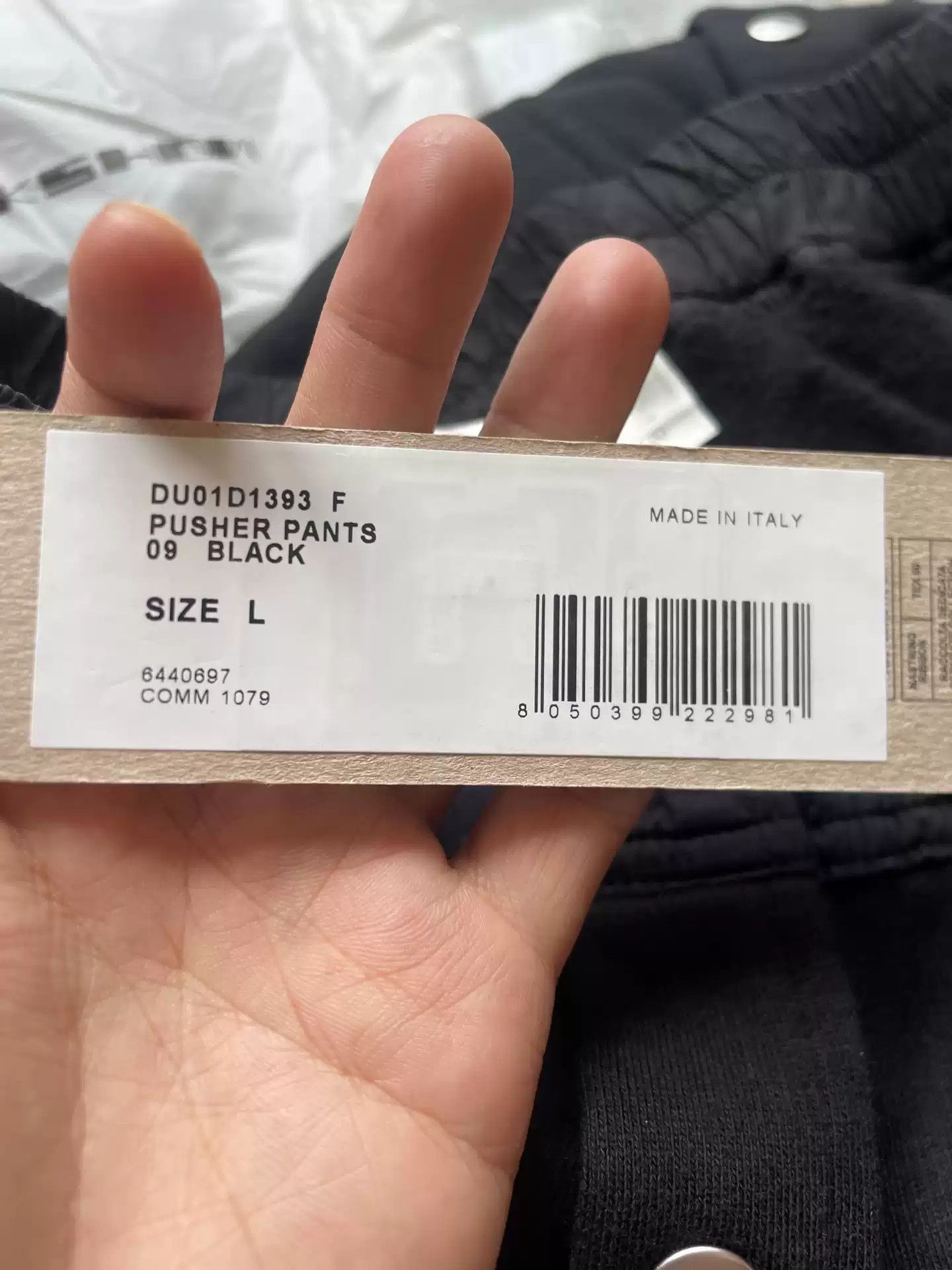 Rick Owens Rick Owens Drkshdw 24ss black cotton F-breasted trousers Size US 34 / EU 50 - 4 Thumbnail