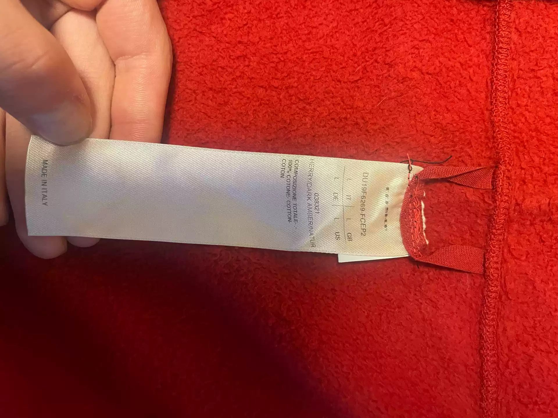 Rick Owens Rickowens drkshdw red robot fake two sweaters Size US L / EU 52-54 / 3 - 5 Thumbnail