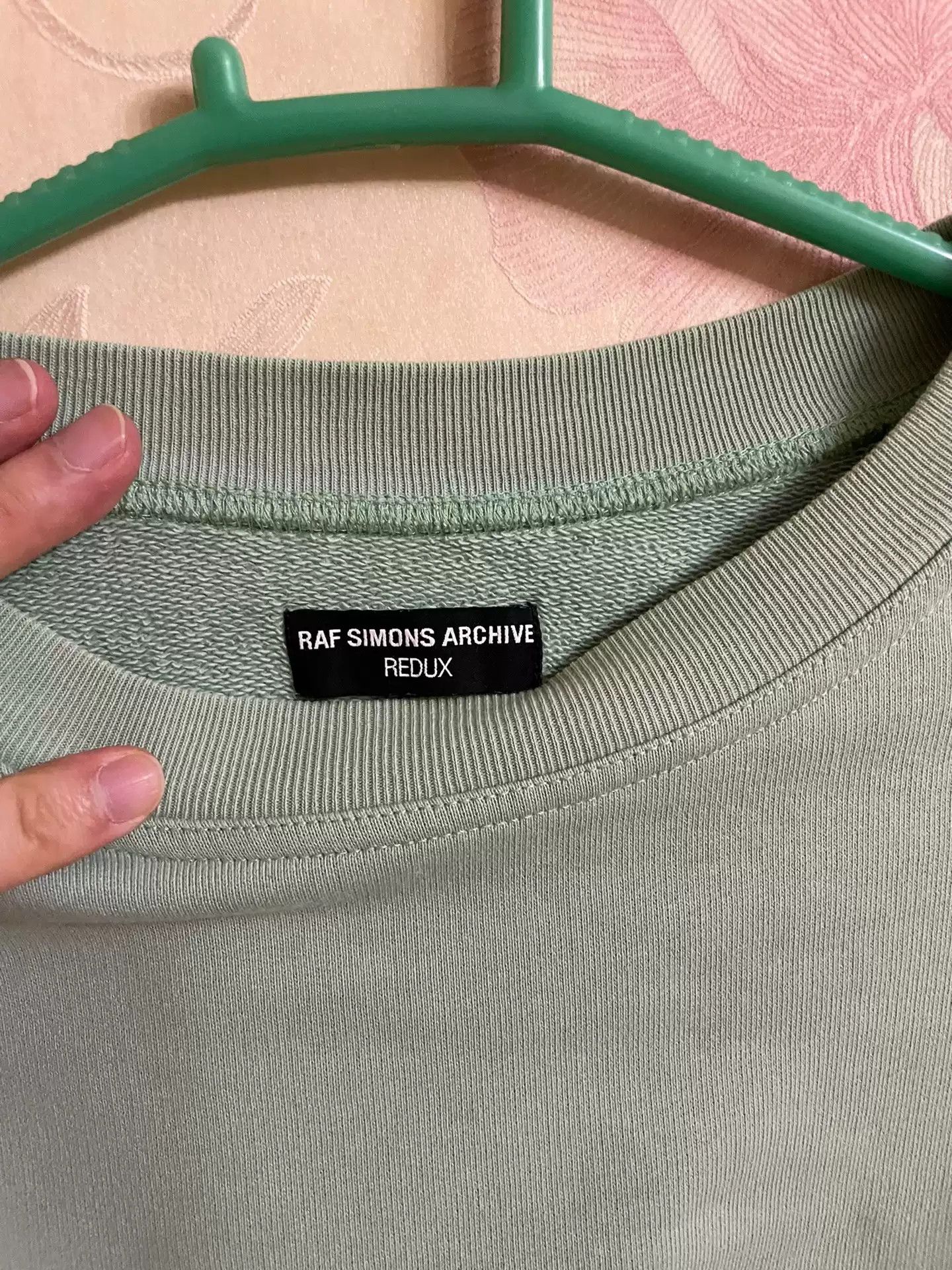 Raf Simons Rafsimons mint green destruction sweater Size US M / EU 48-50 / 2 - 3 Thumbnail