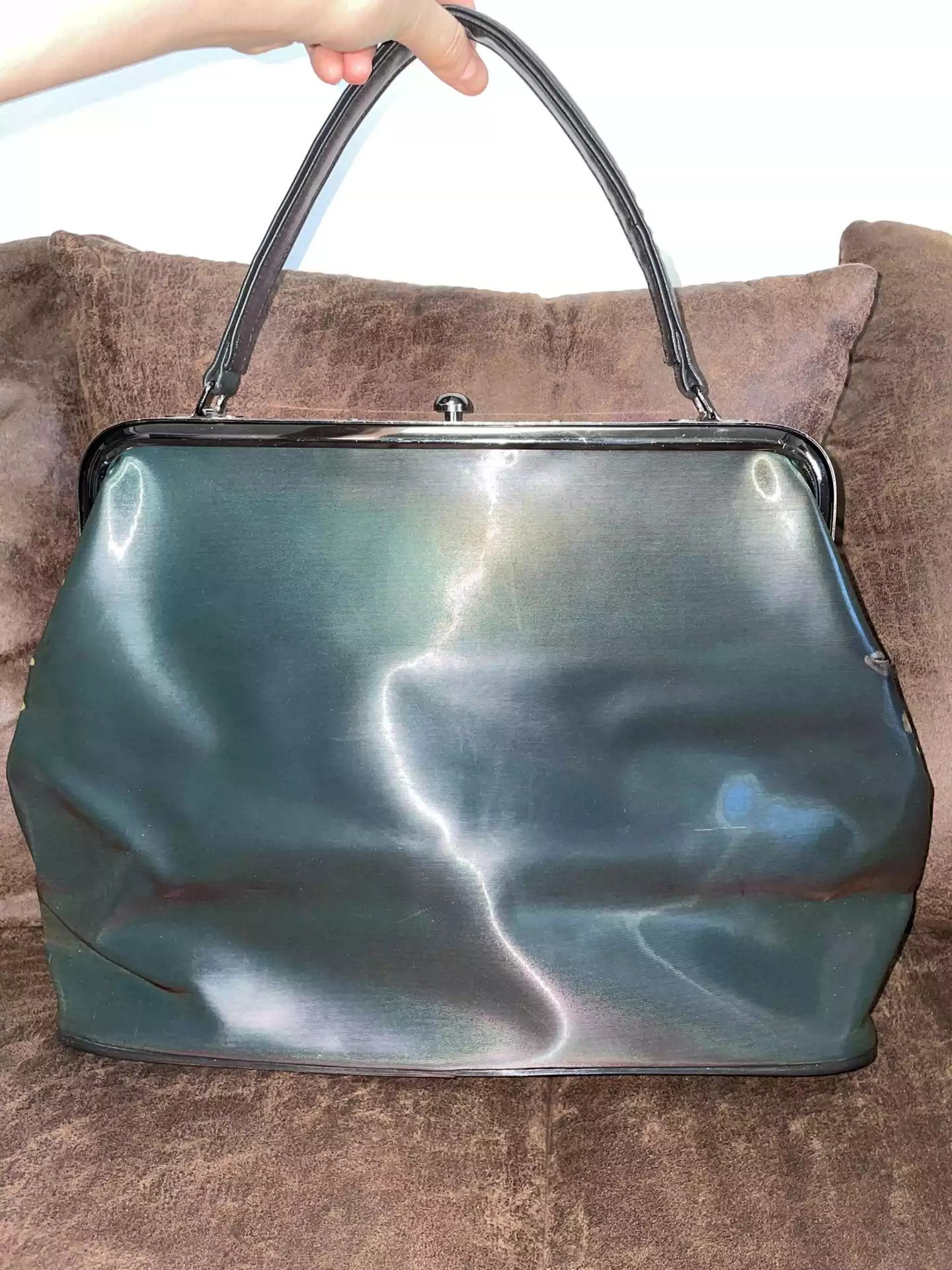 Jean Paul Gaultier John Paul Gaultier Gun Flower Jade Worm Handbag Size ONE SIZE - 2 Thumbnail