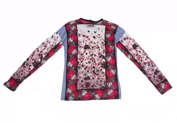 Jean Paul Gaultier Jean Paul Gaultier Floral Long Sleeve Top Size US XL / EU 56 / 4 - 6 Thumbnail