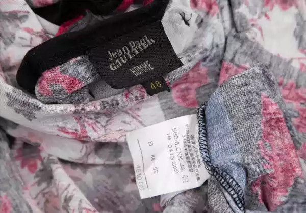 Jean Paul Gaultier Jean Paul Gaultier Floral Long Sleeve Top Size US XL / EU 56 / 4 - 7 Thumbnail