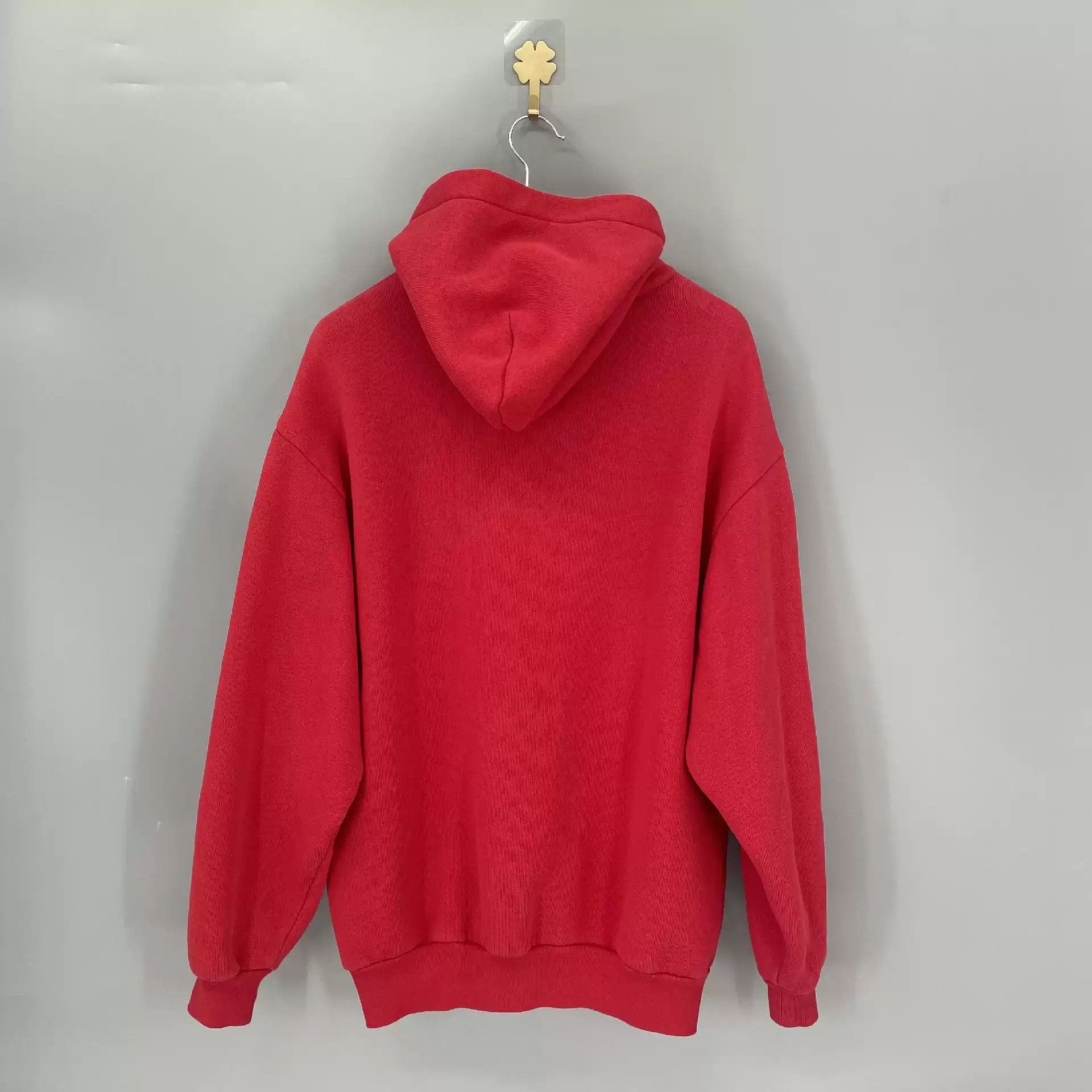 Balenciaga Red Wheat Ear Hoodie Sweatshirts Hoodies