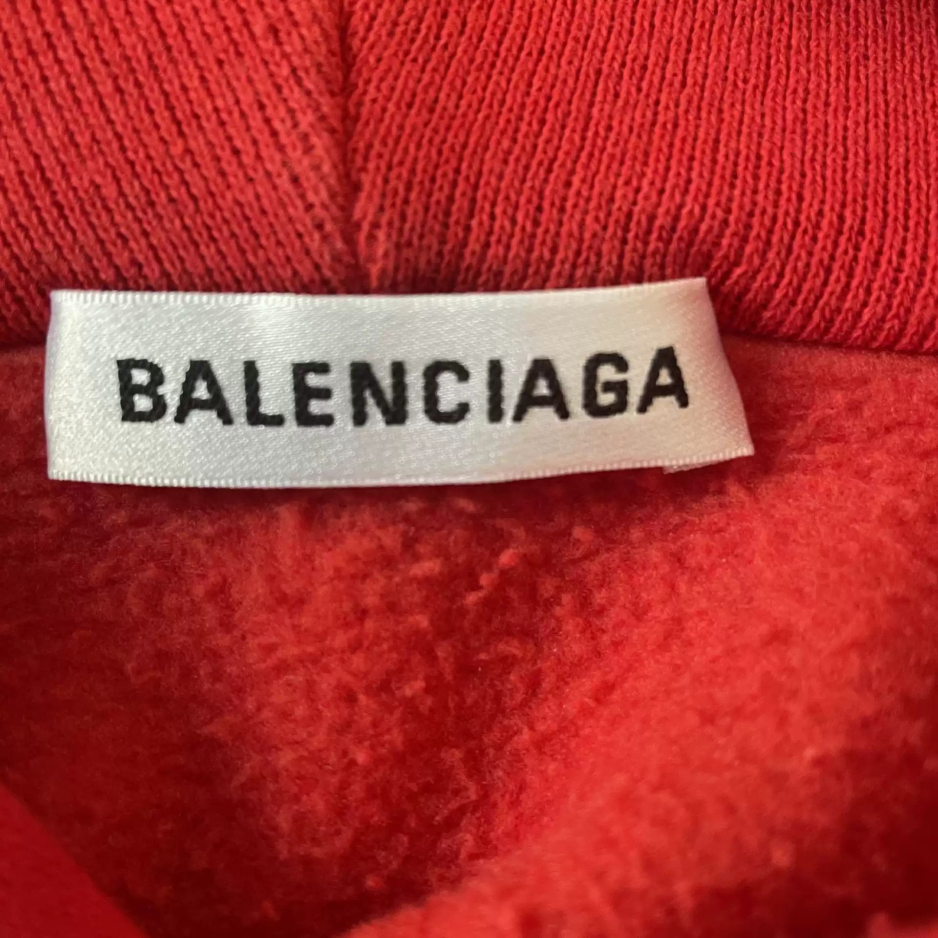 Balenciaga Red Wheat Ear Hoodie Sweatshirts Hoodies