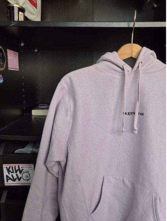 Supreme Supreme Compact Logo Hoodie Purple Violet Size US M / EU 48-50 / 2 - 3 Thumbnail