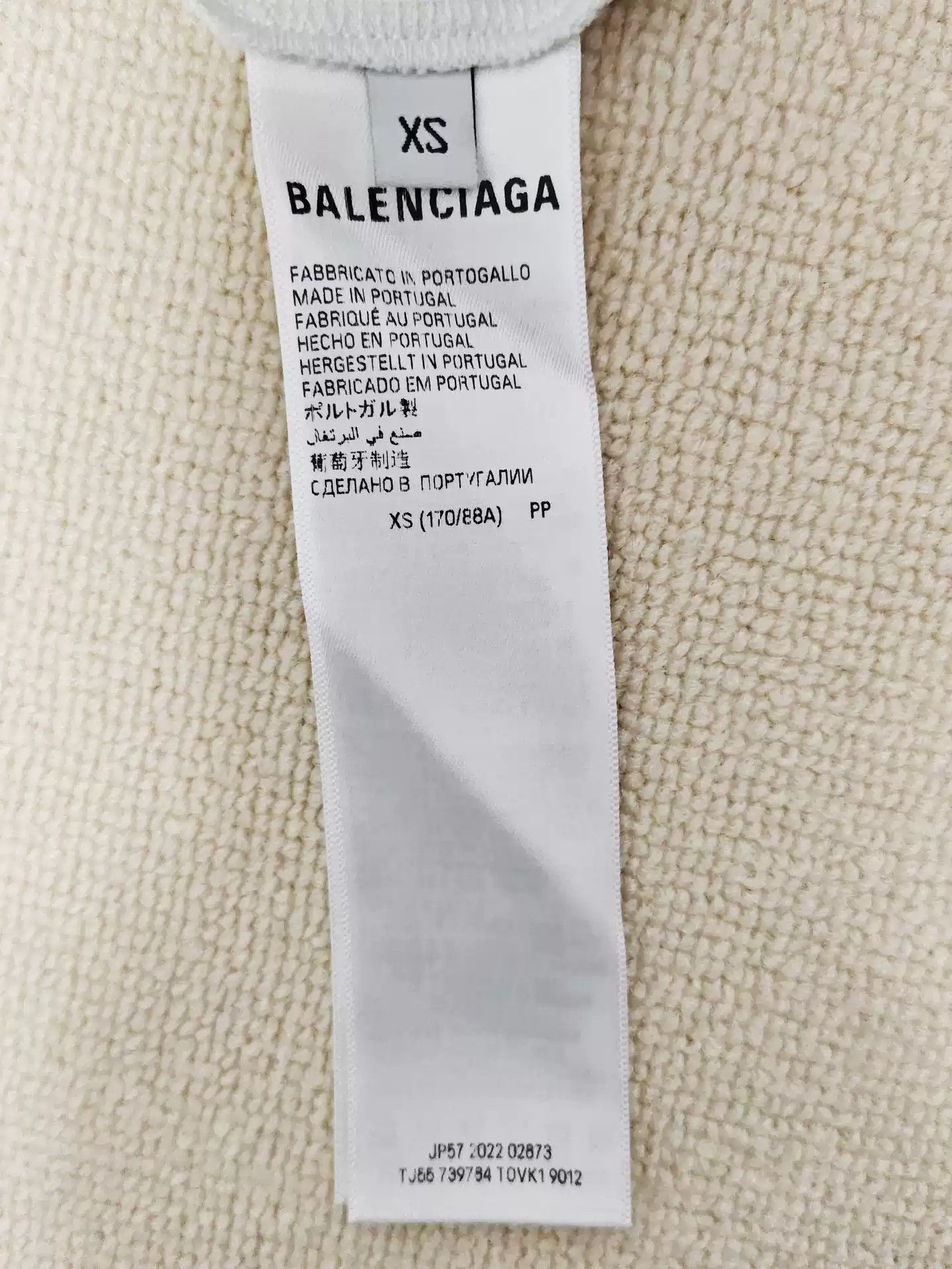 Balenciaga Balenciaga23SS Scissors Crown Wheat Ear White Red Logo Short sleeved T-shirt Size US XS / EU 42 / 0 - 5 Thumbnail