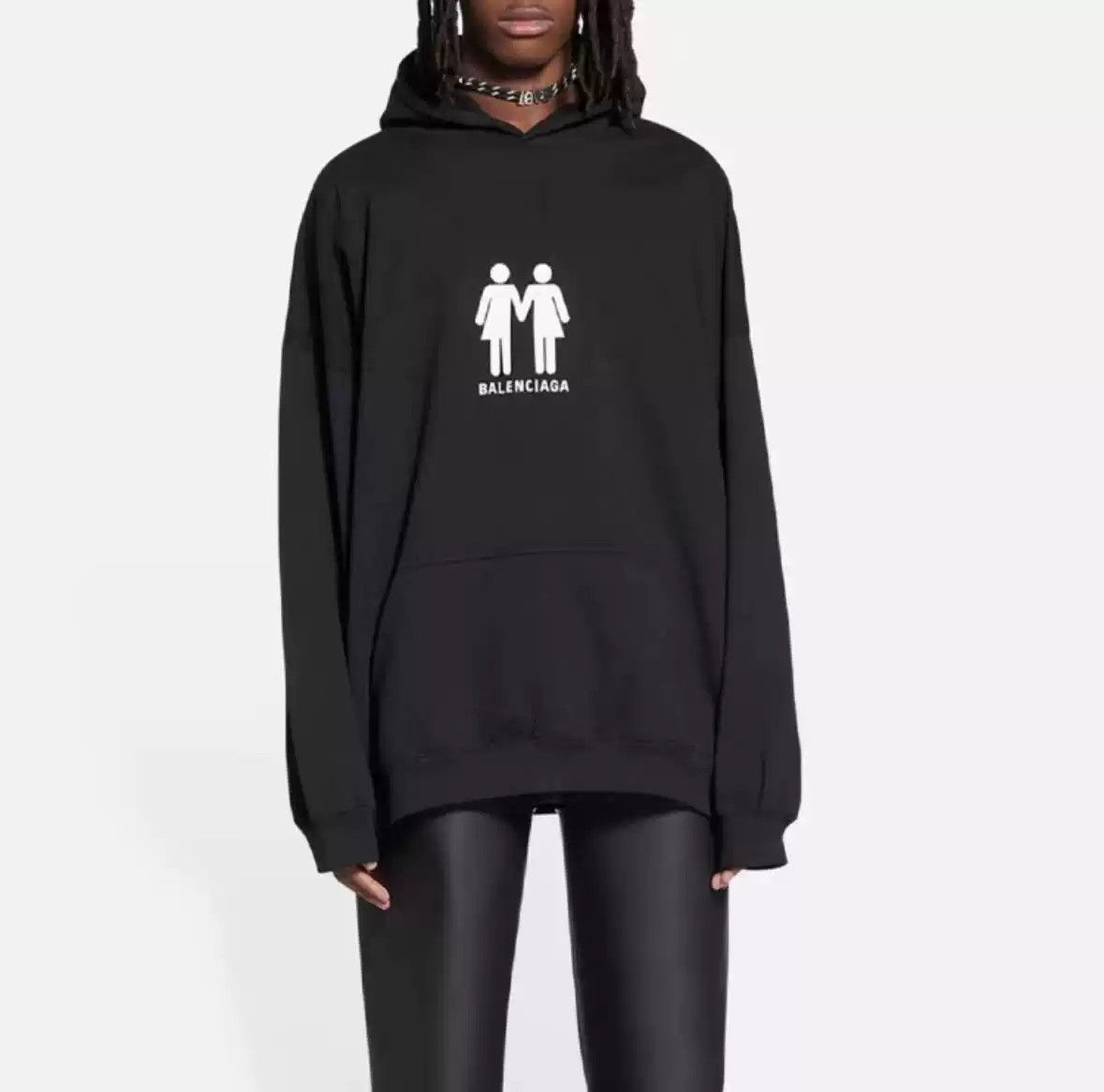 Balenciaga people hoodie sale