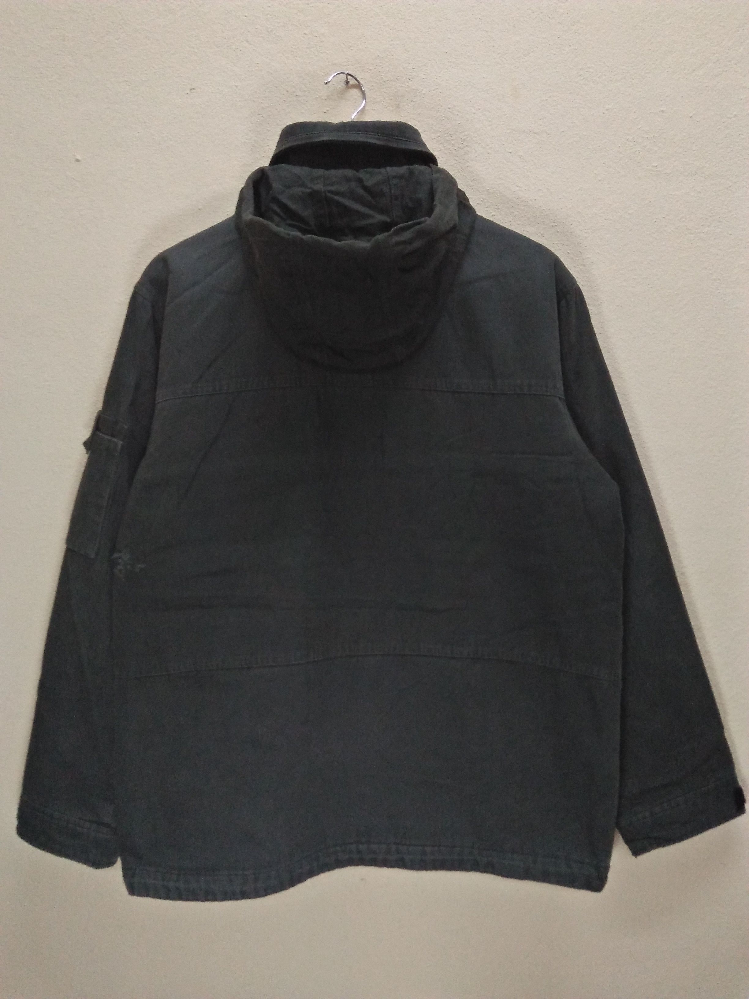 Tommy Hilfiger TOMMY HILFIGER Embroidered Logo Green Commando Army Jacket Size US M / EU 48-50 / 2 - 3 Thumbnail