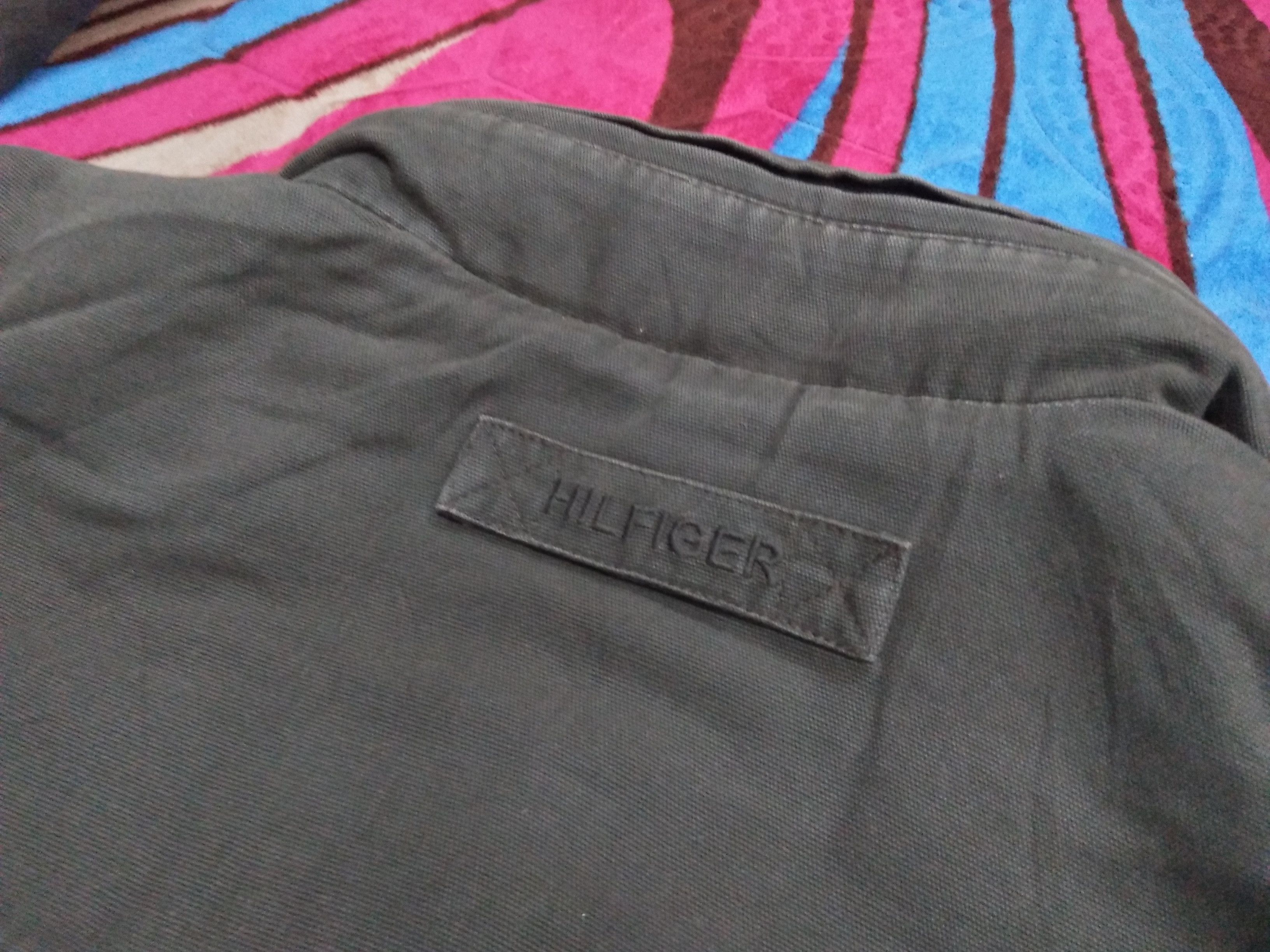 Tommy Hilfiger TOMMY HILFIGER Embroidered Logo Green Commando Army Jacket Size US M / EU 48-50 / 2 - 7 Thumbnail