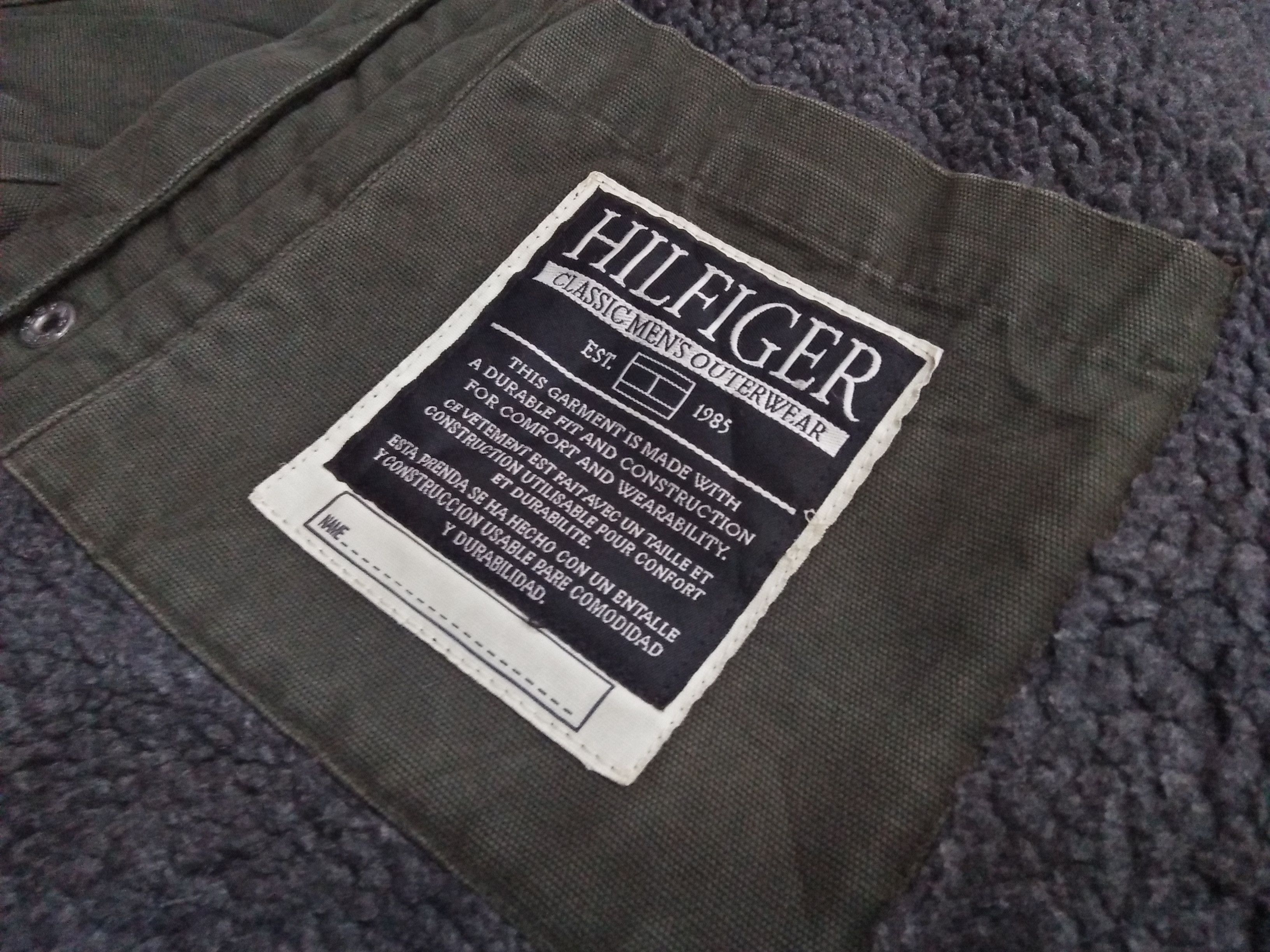 Tommy Hilfiger TOMMY HILFIGER Embroidered Logo Green Commando Army Jacket Size US M / EU 48-50 / 2 - 10 Thumbnail