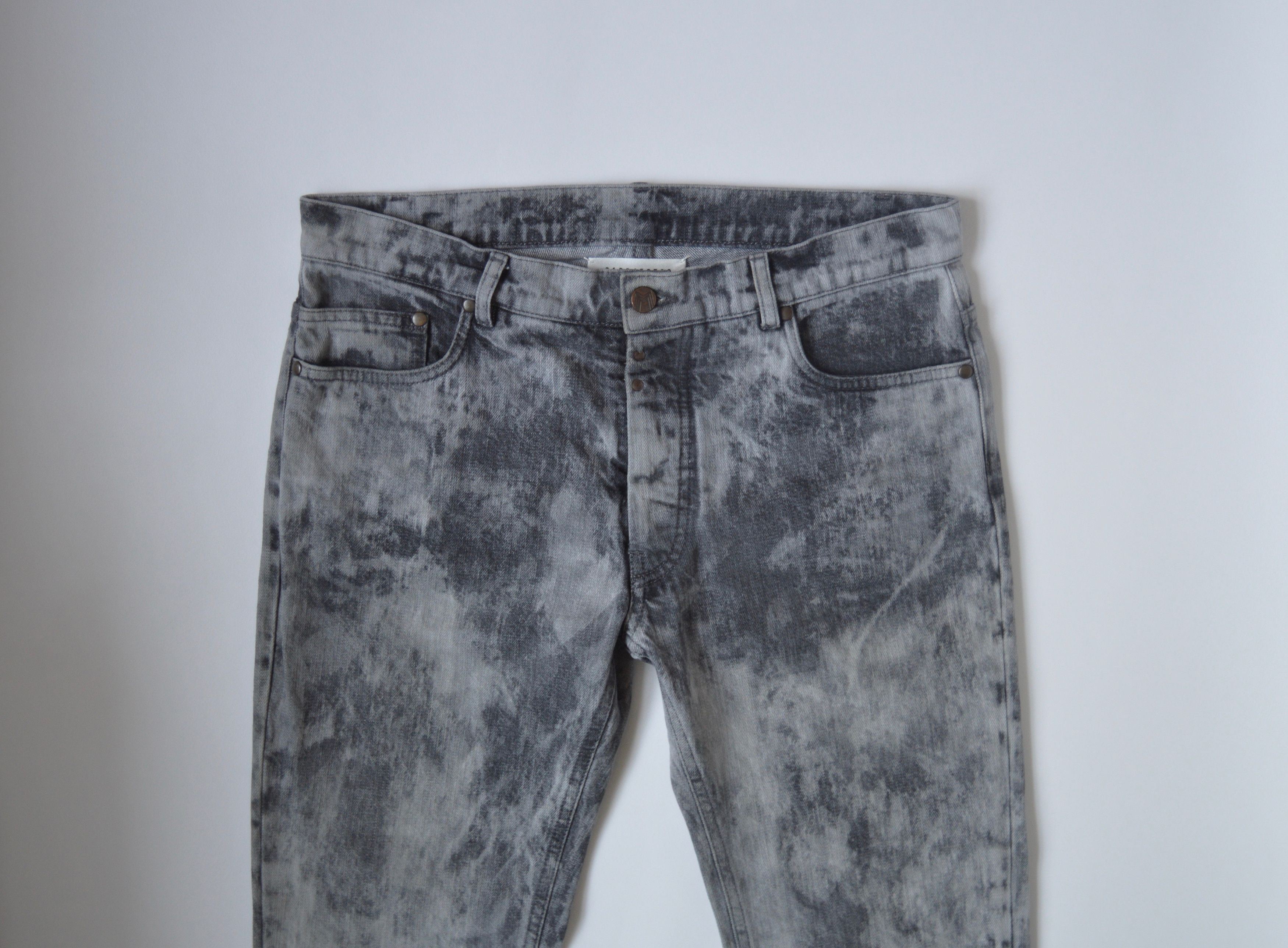 Maison Margiela A/W 10 Marble tye dye jeans Size US 31 - 2 Thumbnail