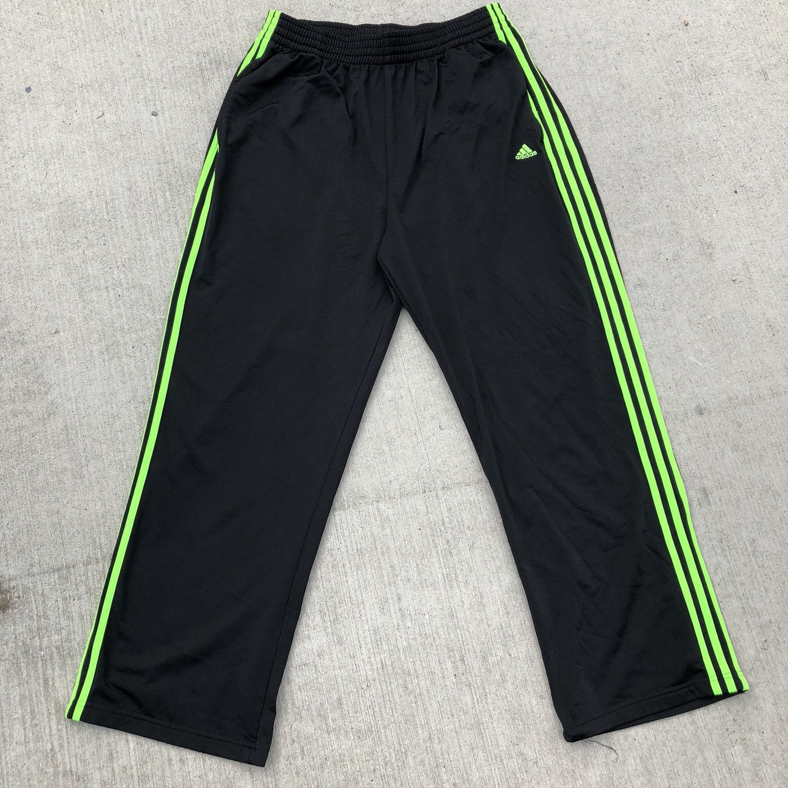 Lime green adidas track pants outlet