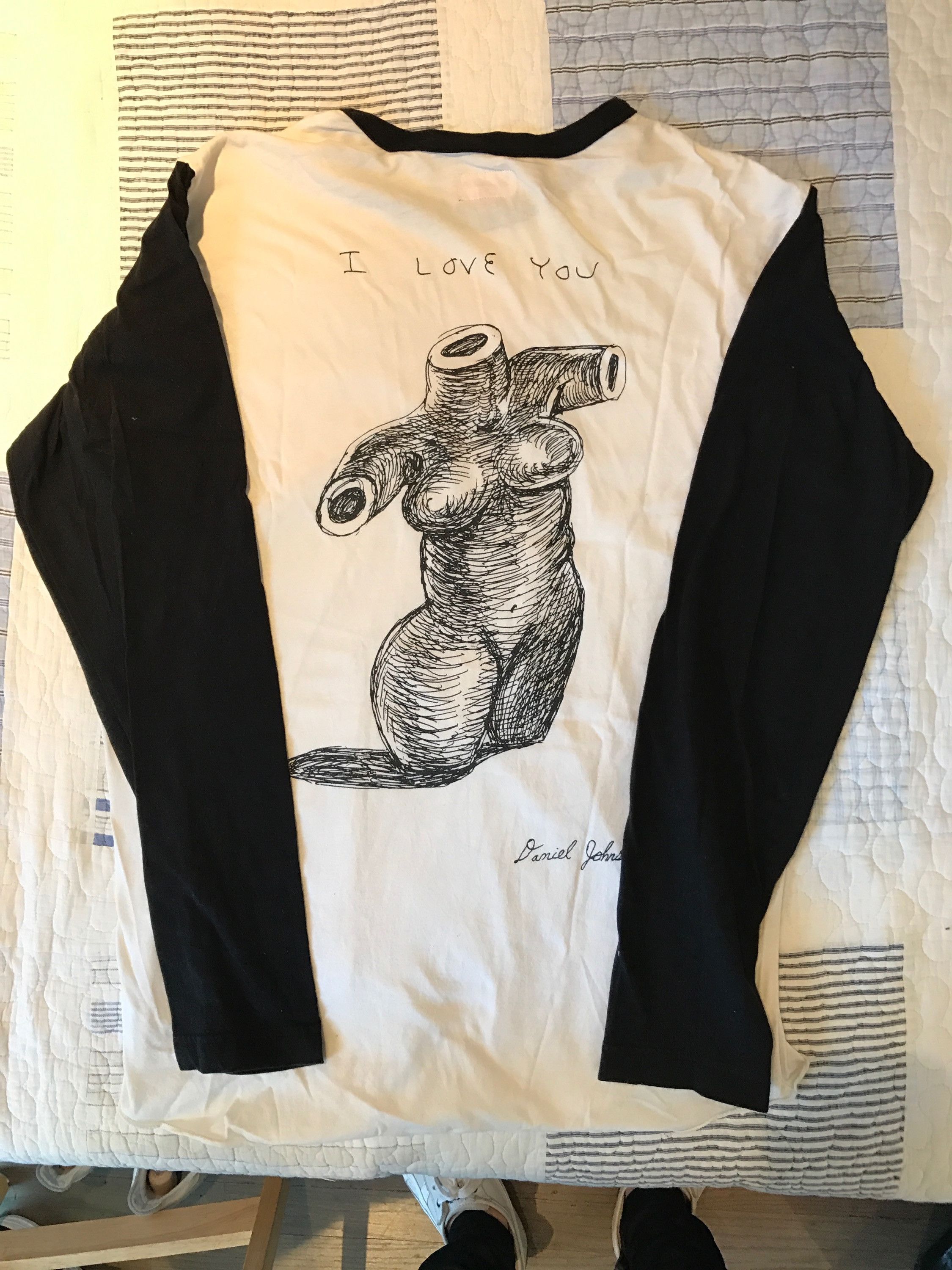 トップス supreme Daniel Johnston Love Tee Supreme Daniel Johnston I Love You T-shirt | Depop